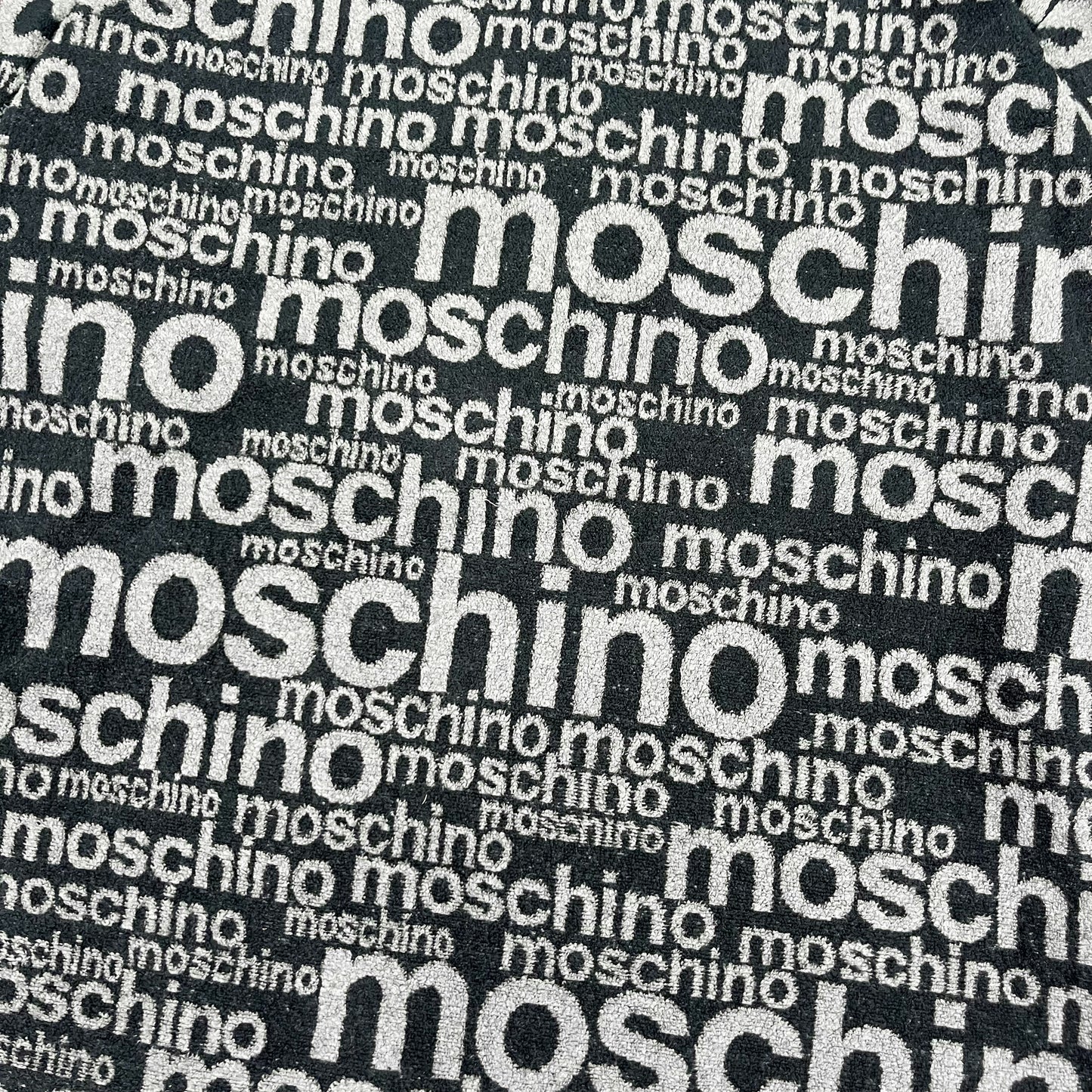 Moschino Jeans All-over Spellout Fleece - Size: XXL