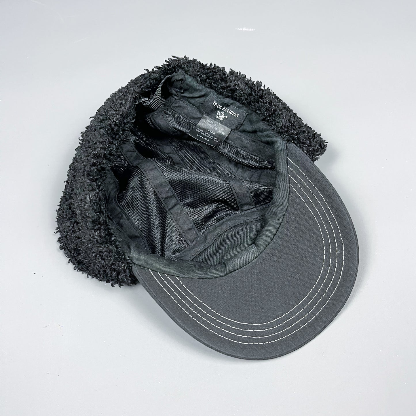 True Religion Fleece Trapper Dog Ear Cap