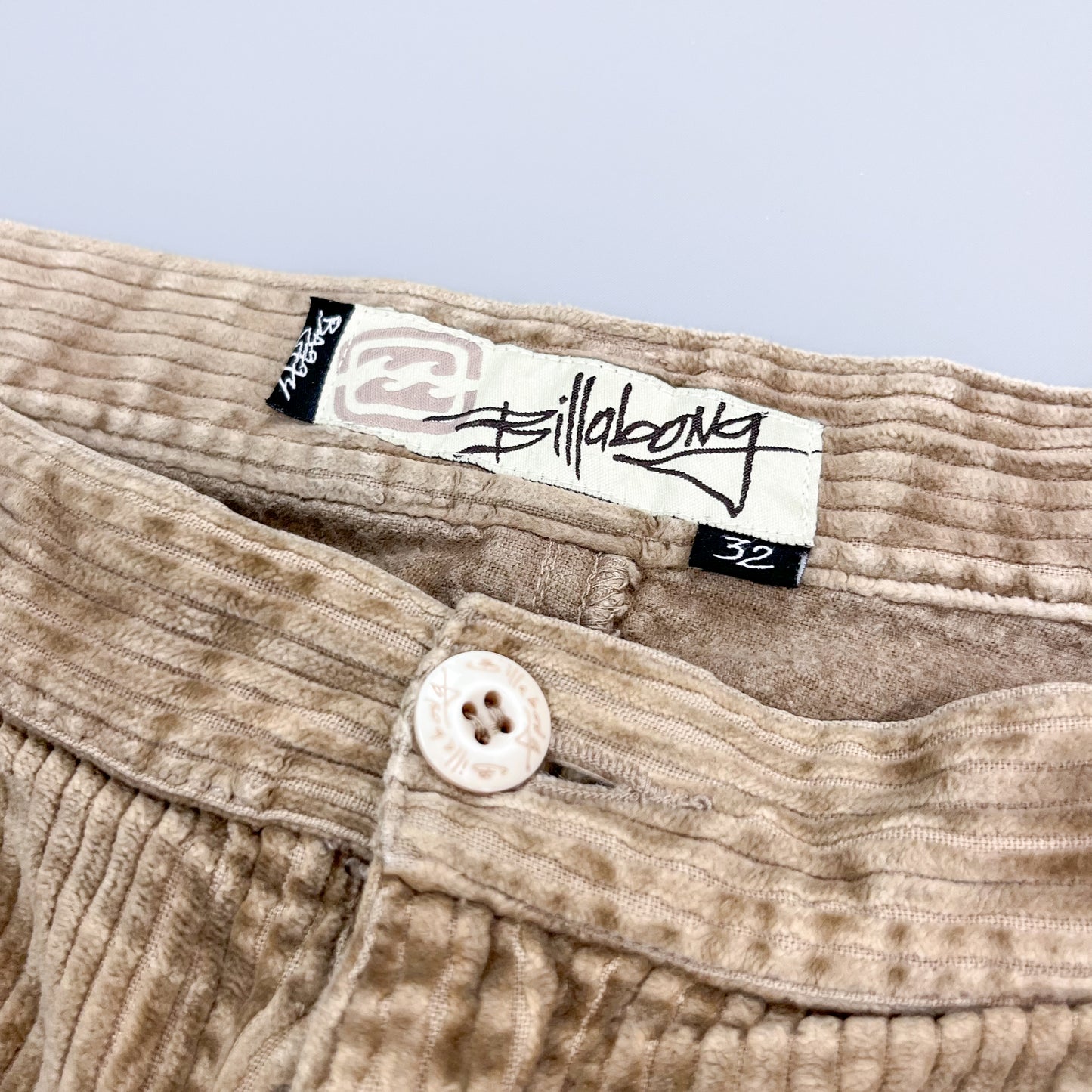 Billabong Chunky Corduroy Baggy Shorts - Size: 32”