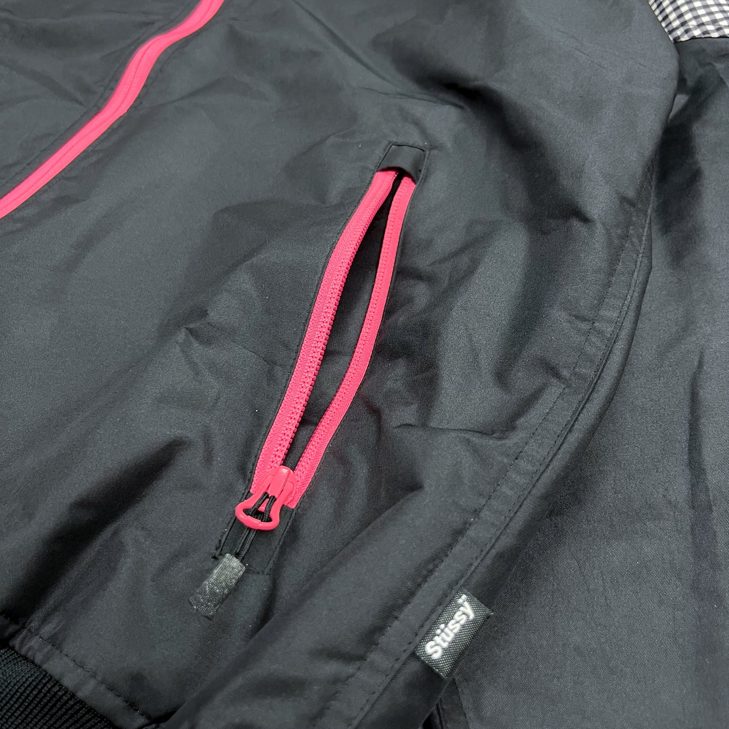 Vintage Stüssy Gingham Windbreaker - Size: Medium