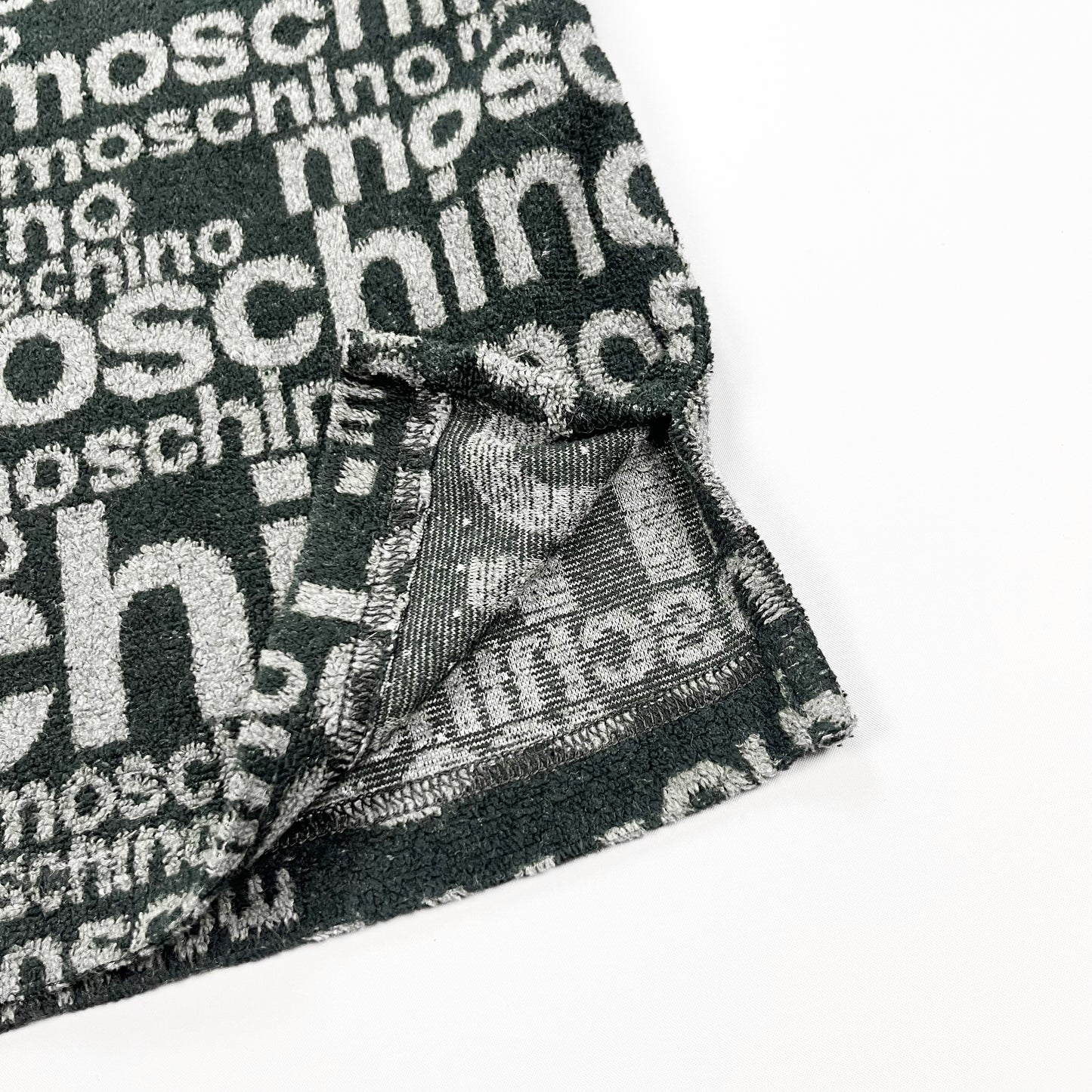 Moschino Jeans All-over Spellout Fleece - Size: XXL