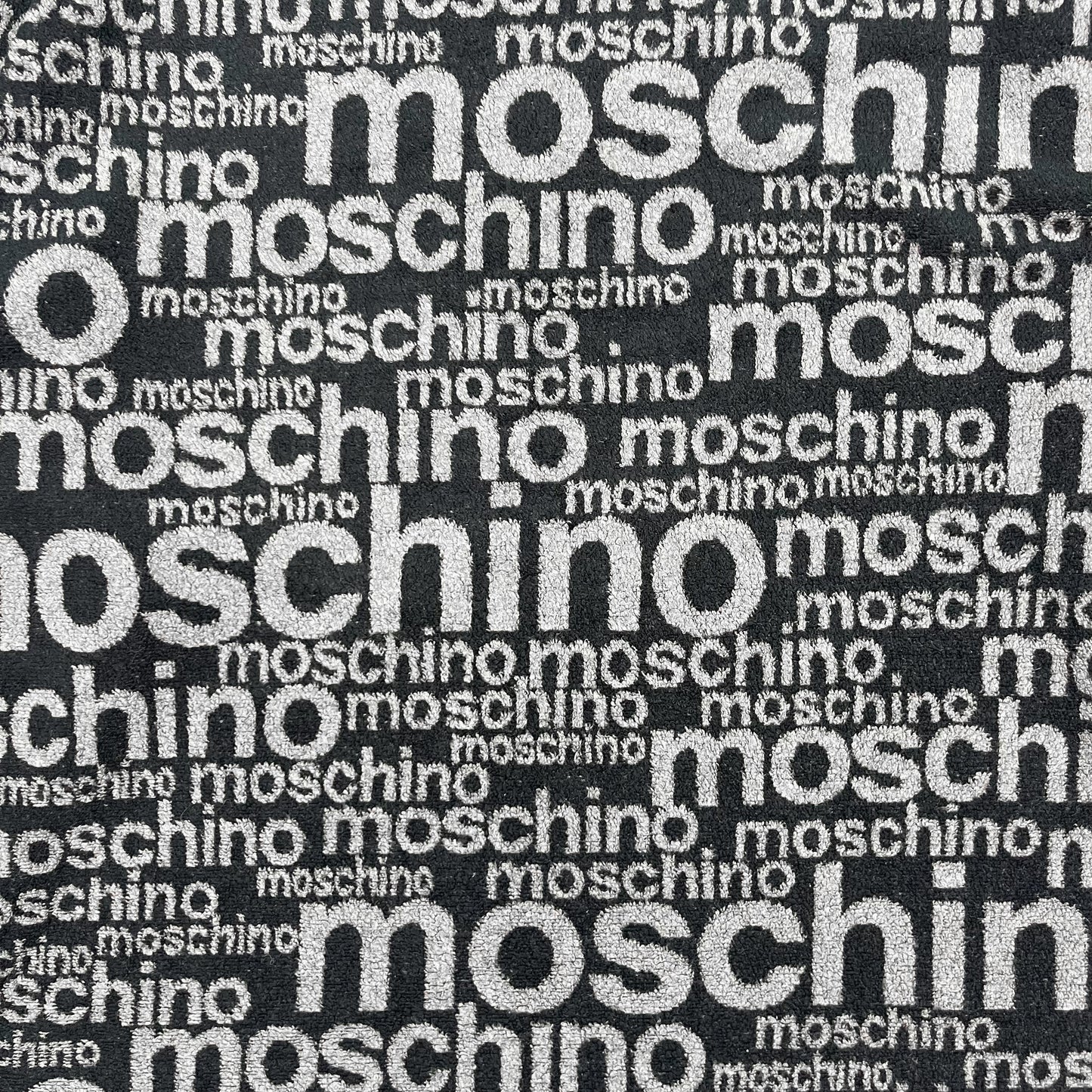 Moschino Jeans All-over Spellout Fleece - Size: XXL