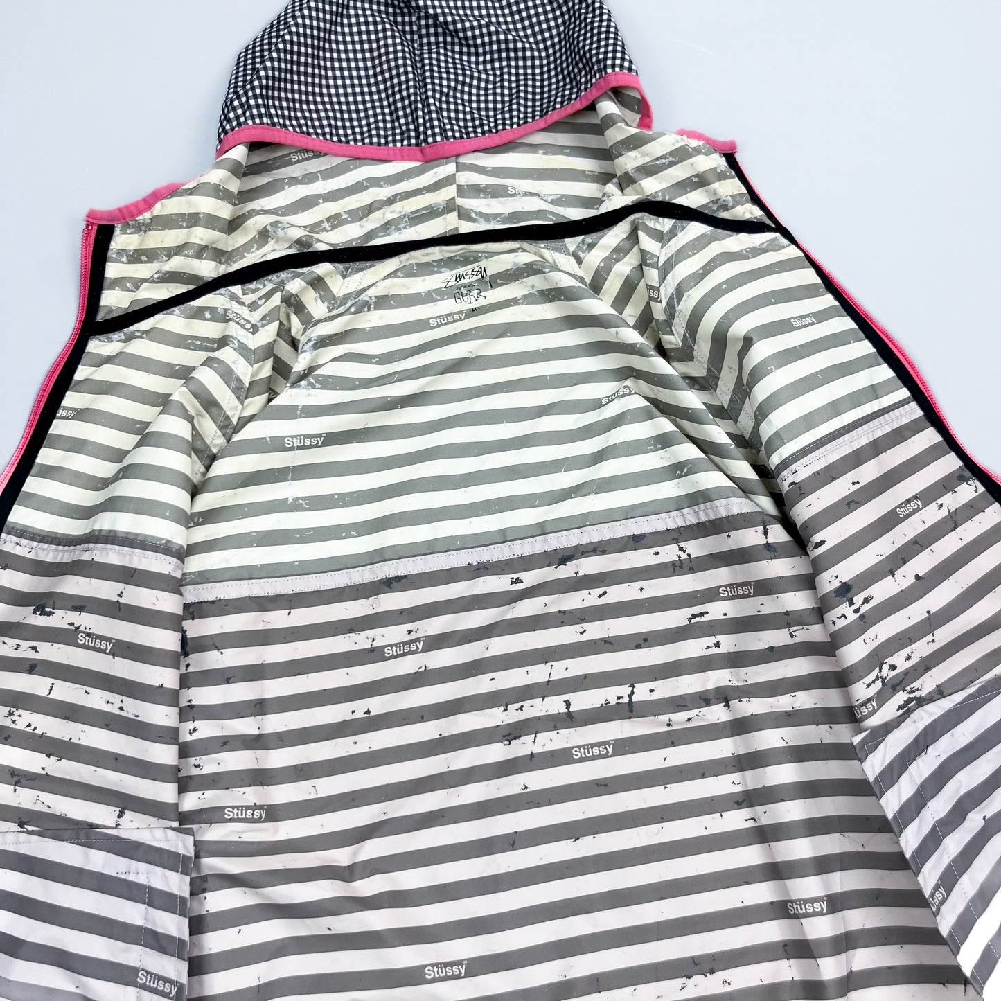 Vintage Stüssy Gingham Windbreaker - Size: Medium