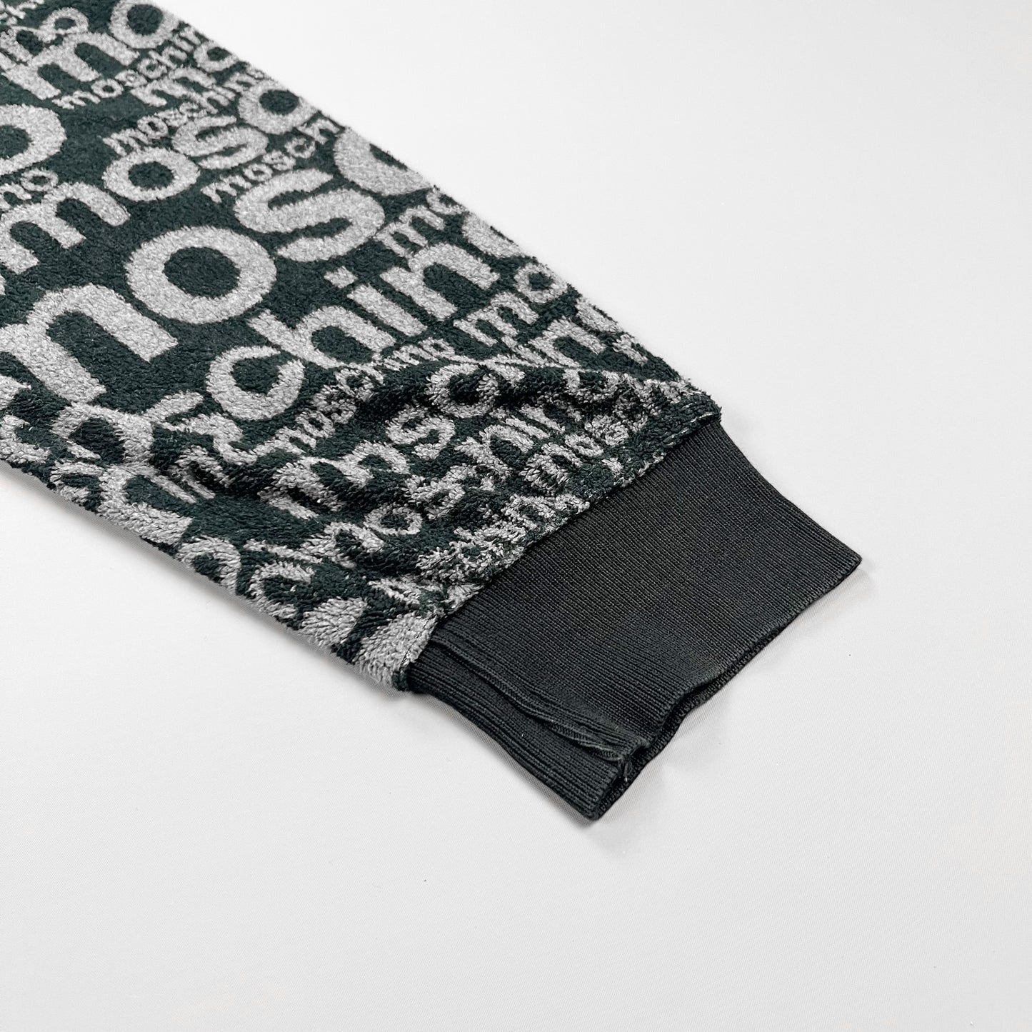 Moschino Jeans All-over Spellout Fleece - Size: XXL
