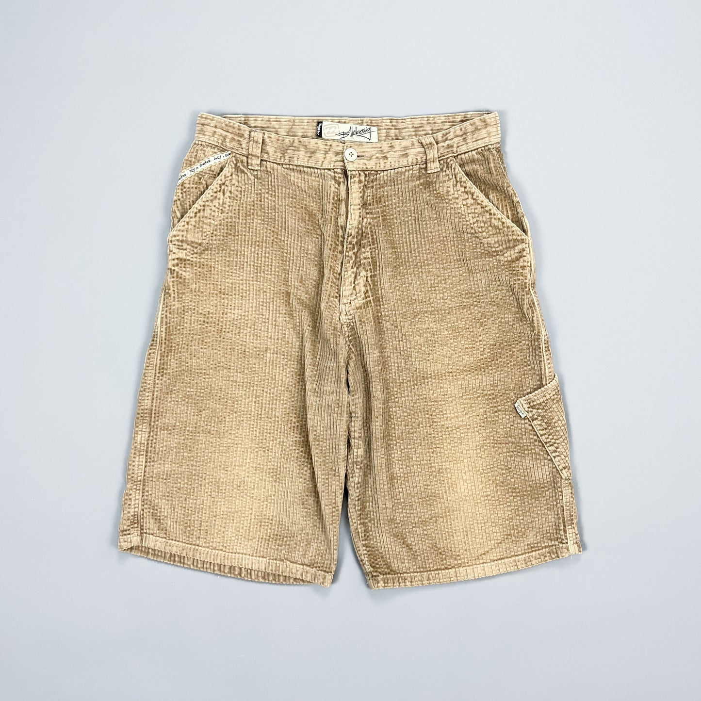 Billabong Chunky Corduroy Baggy Shorts - Size: 32”