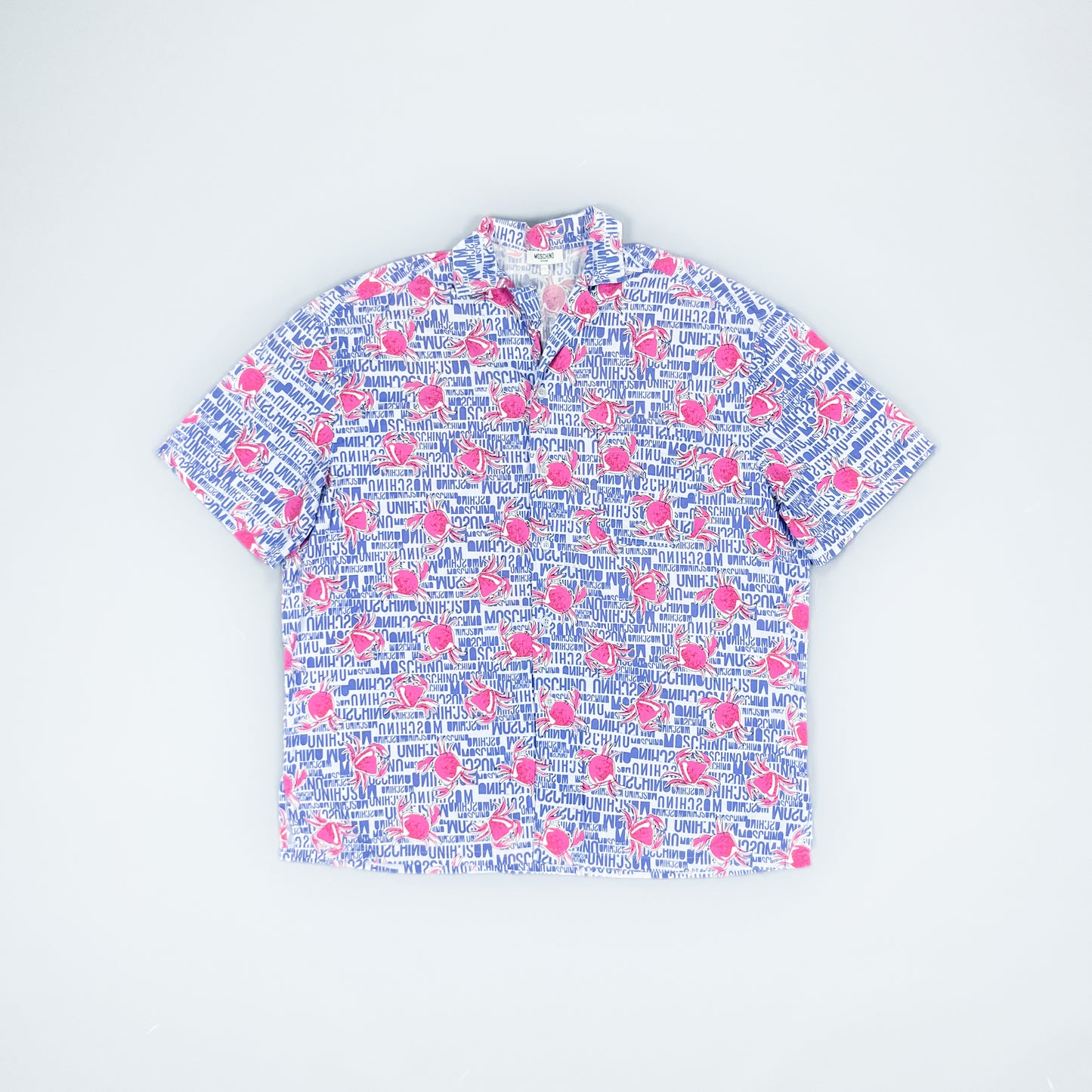 Moschino Mare 'Pink Crab' Shirt - Size: XXL