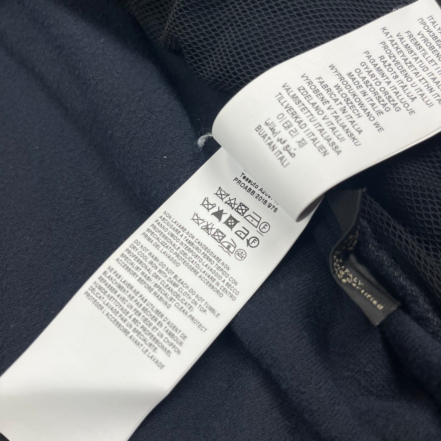 Versace Dark Navy Velvet Medusa Hoodie - Size: Medium/Small