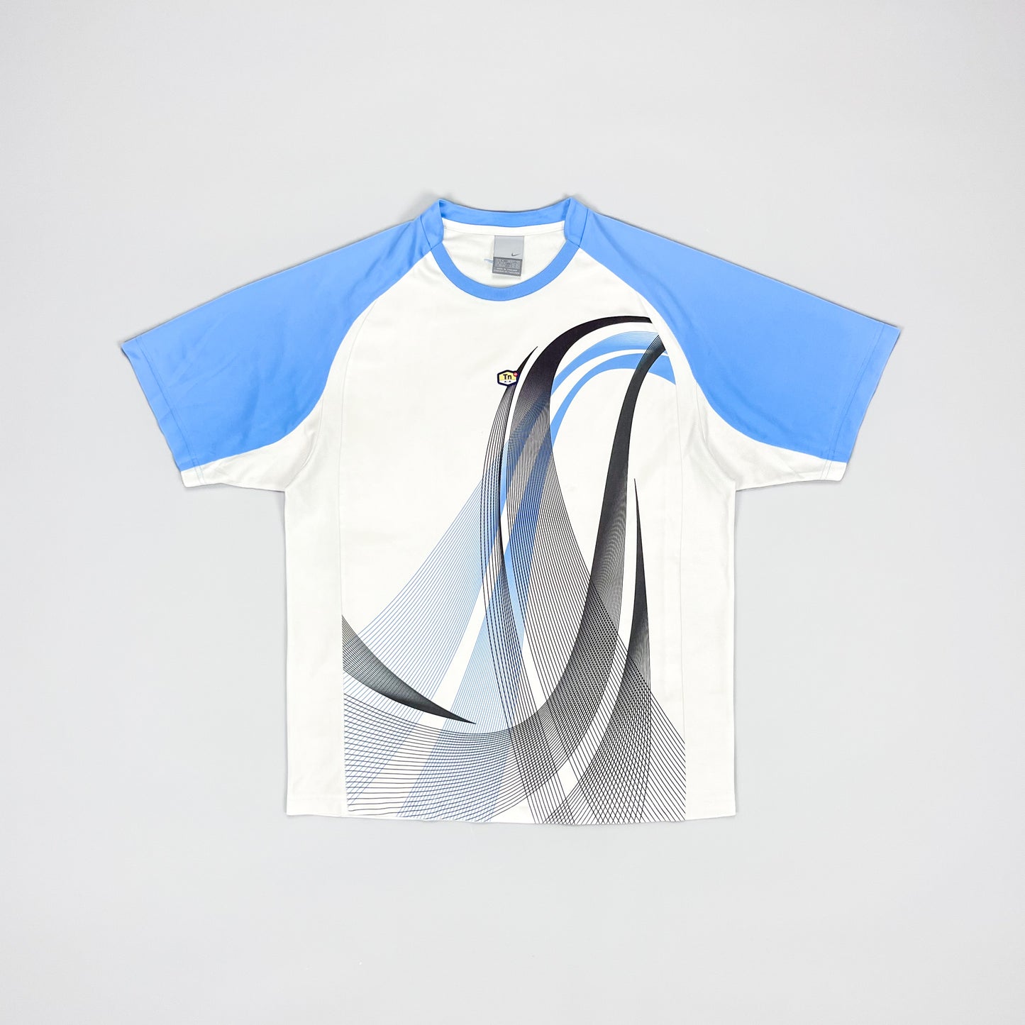 Nike Air Max Plus Tuned Tn 'Laser Swirl' White T-shirt - Size: Medium
