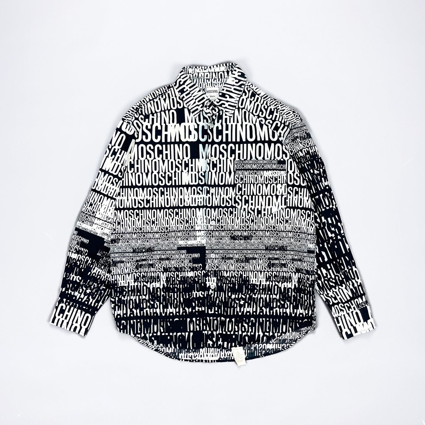 Moschino Jeans 'Crazy' Print Shirt - Size: Medium