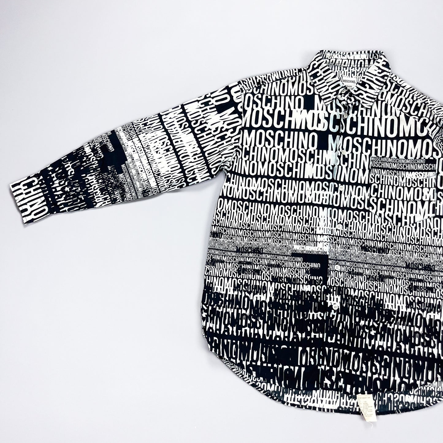 Moschino Jeans 'Crazy' Print Shirt - Size: Medium