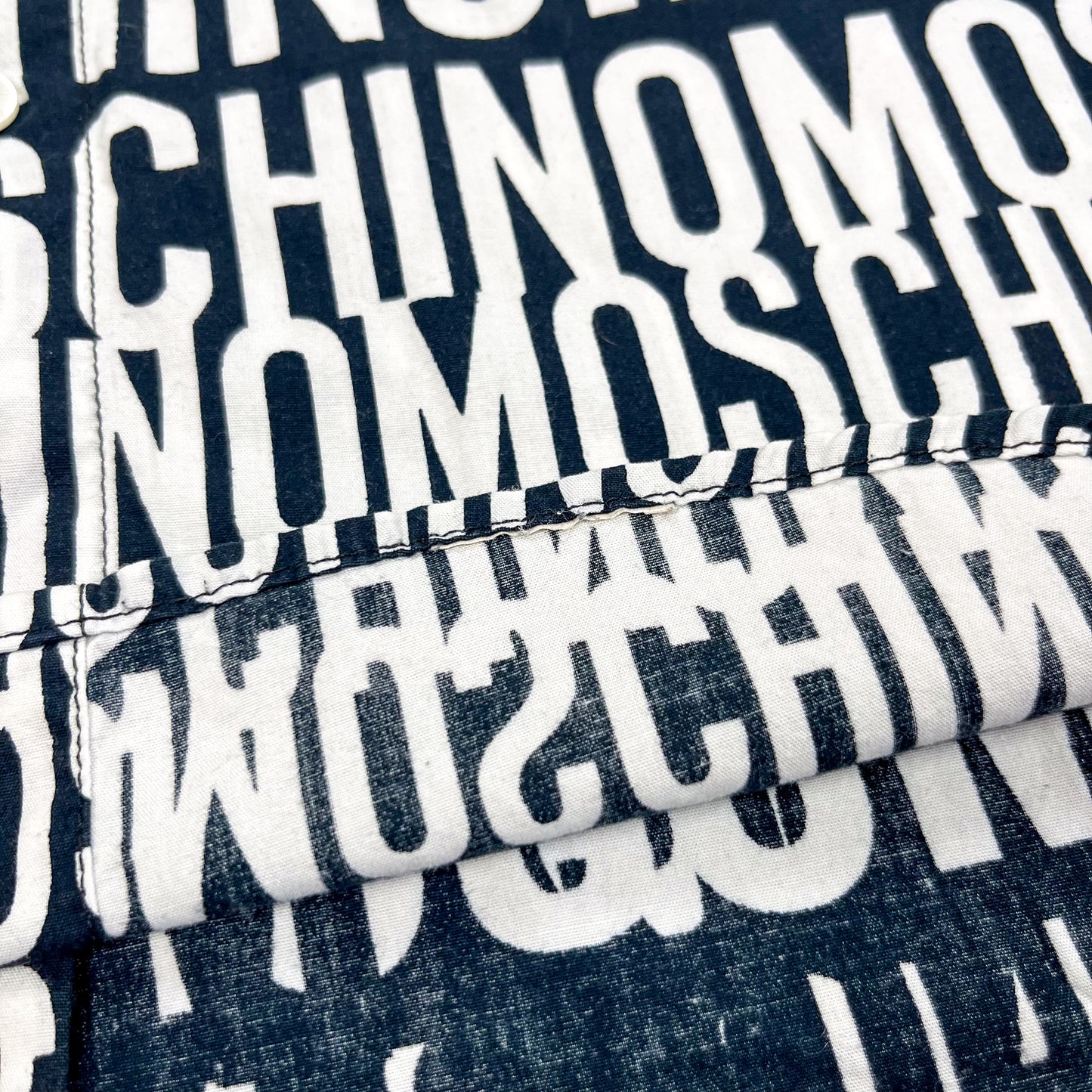 Moschino Jeans 'Crazy' Print Shirt - Size: Large