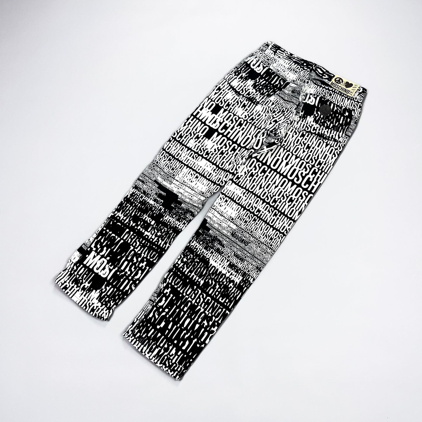Moschino Jeans 'Crazy' Print Denim Jeans - Size: 32"