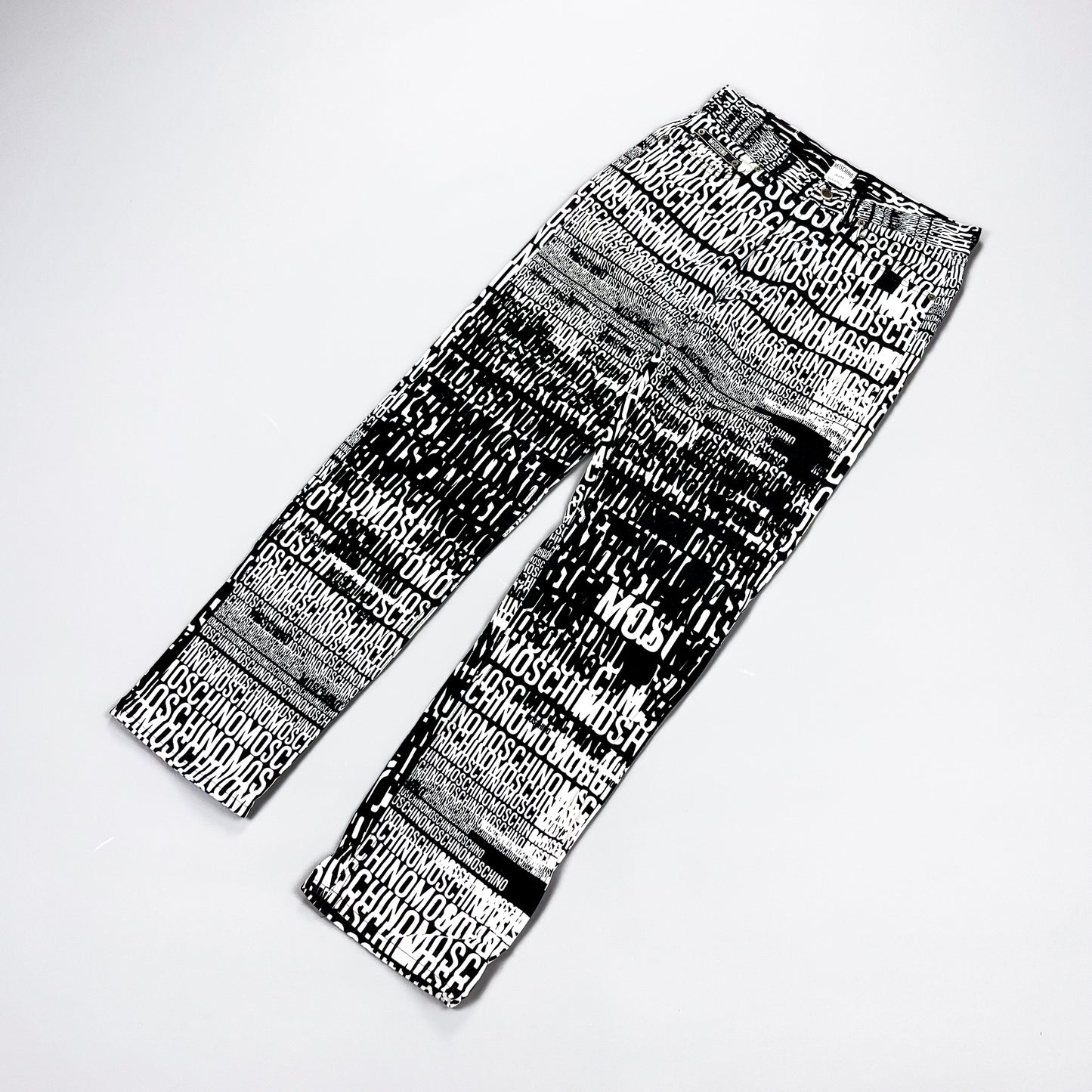 Moschino Jeans 'Crazy' Print Denim Jeans - Size: 32"