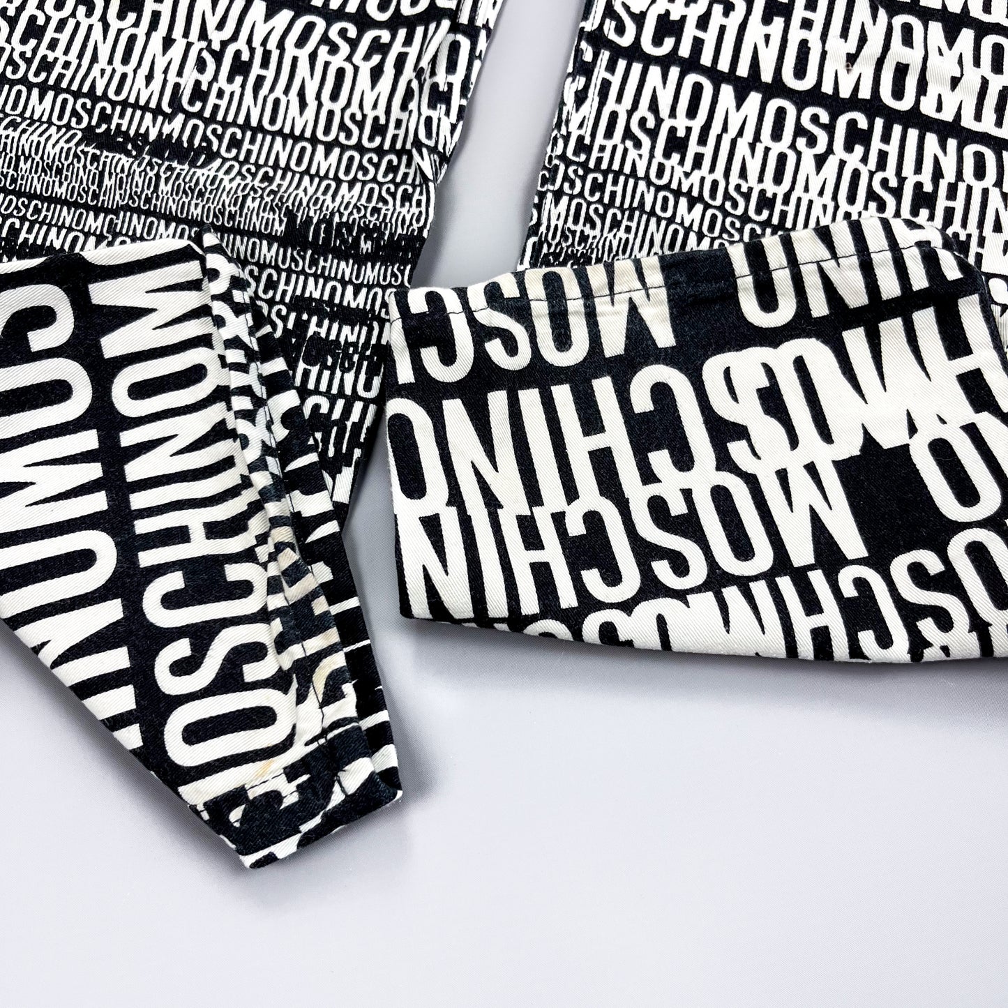 Moschino Jeans 'Crazy' Print Denim Jeans - Size: 36"