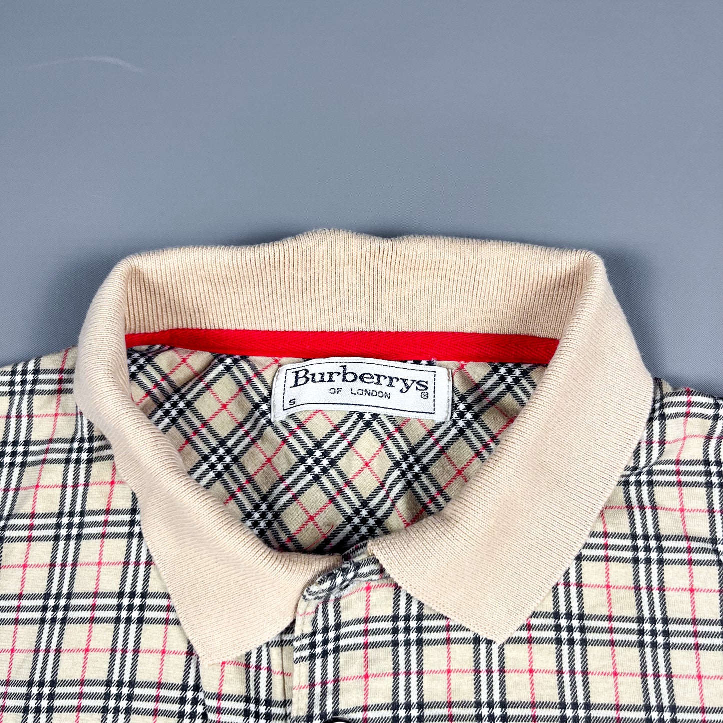 Burberry Nova Check Polo Shirt - Size: Medium
