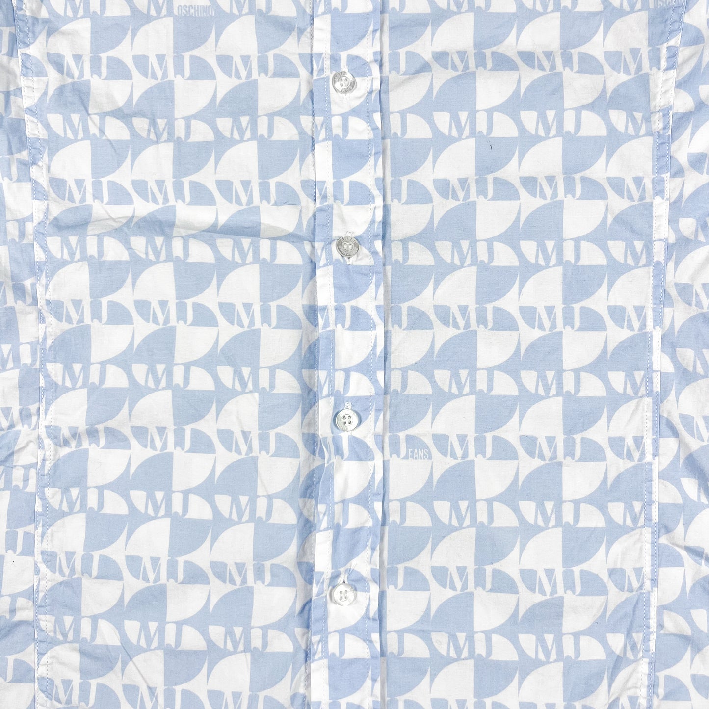 Moschino Jeans 'Quadrant' Long Sleeve Shirt - Womens Size: Large