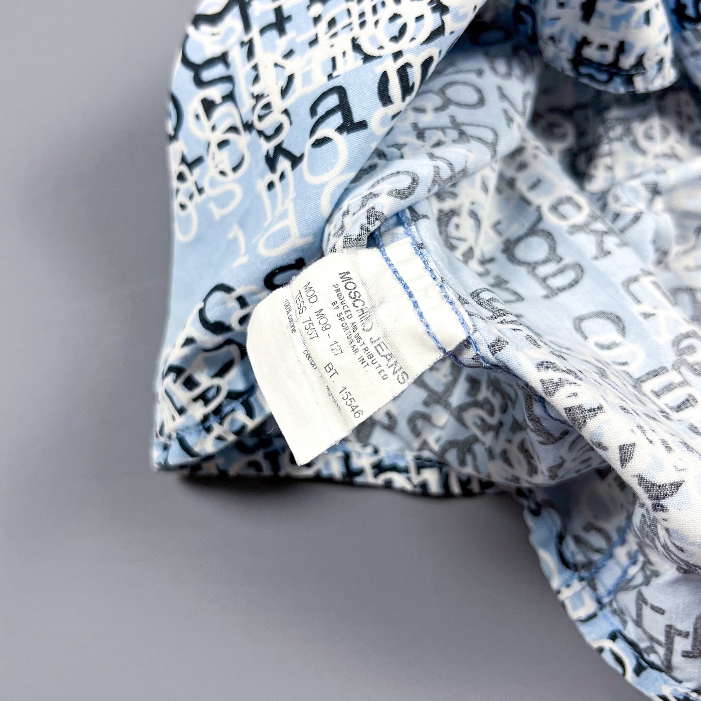 Moschino Jeans 'Kaos' Short Sleeve Shirt - Womens Size: XL