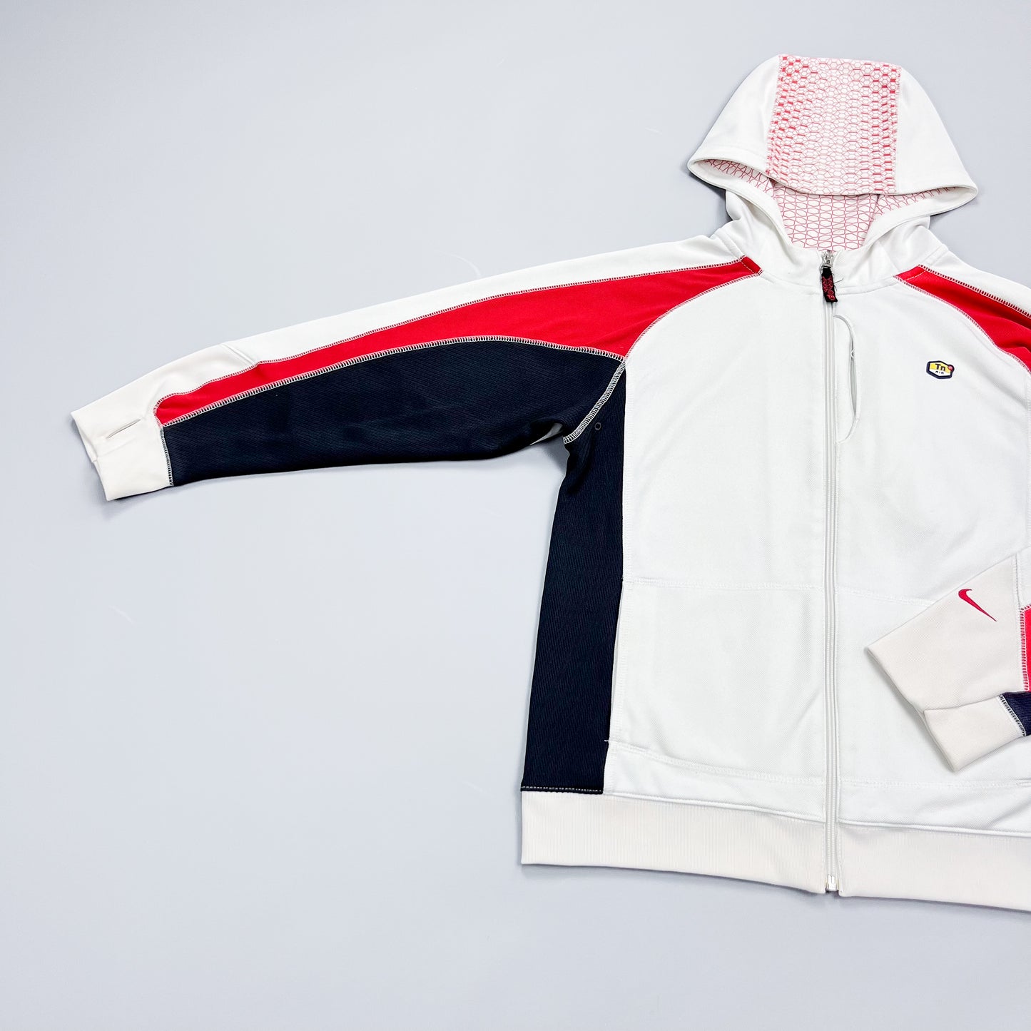 Nike Air Max Plus Tuned Tn 'Hex Repeat' Zip Up Fleece Hoodie - Size: Small