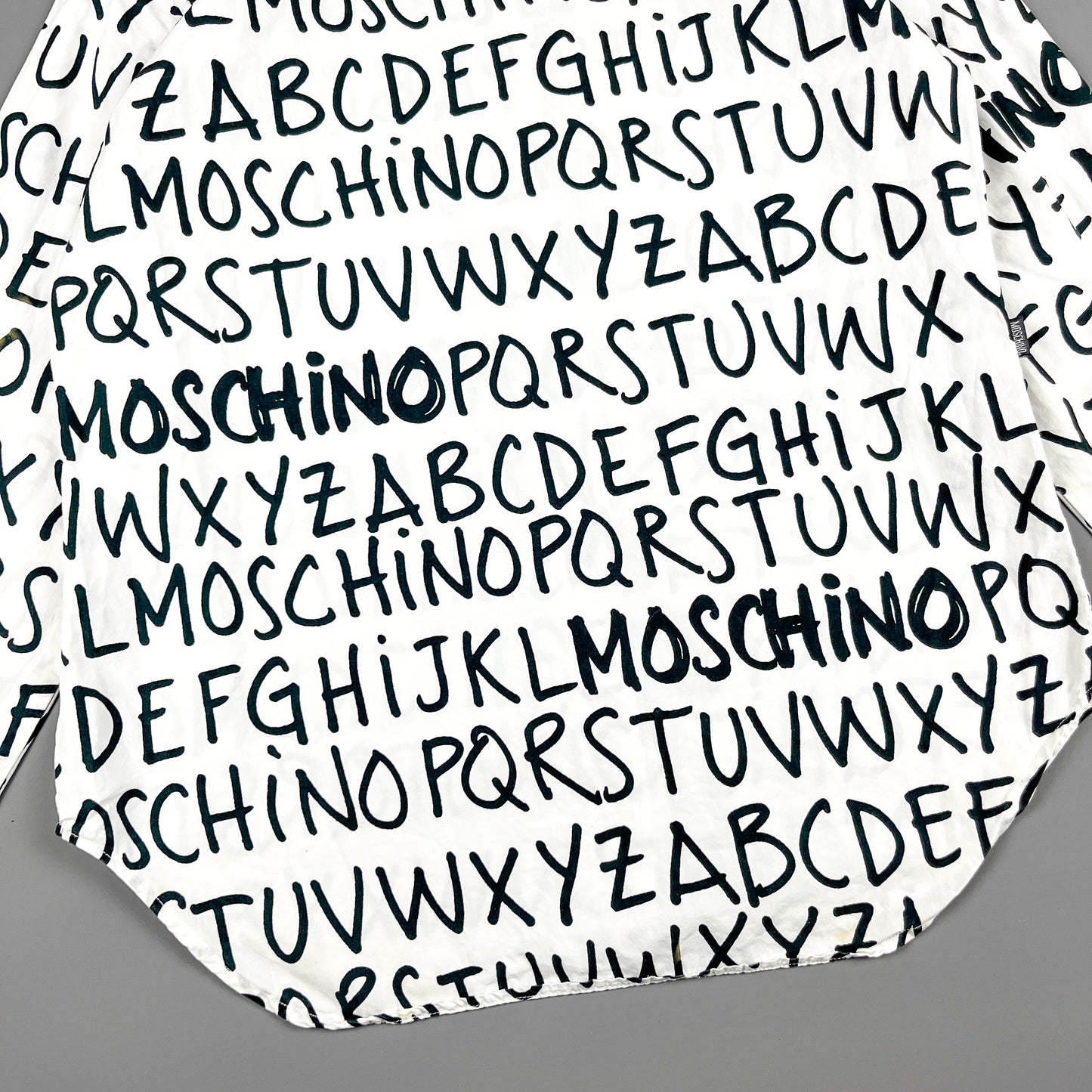Moschino Jeans Alphabet Shirt - Womens Size: Medium / Large