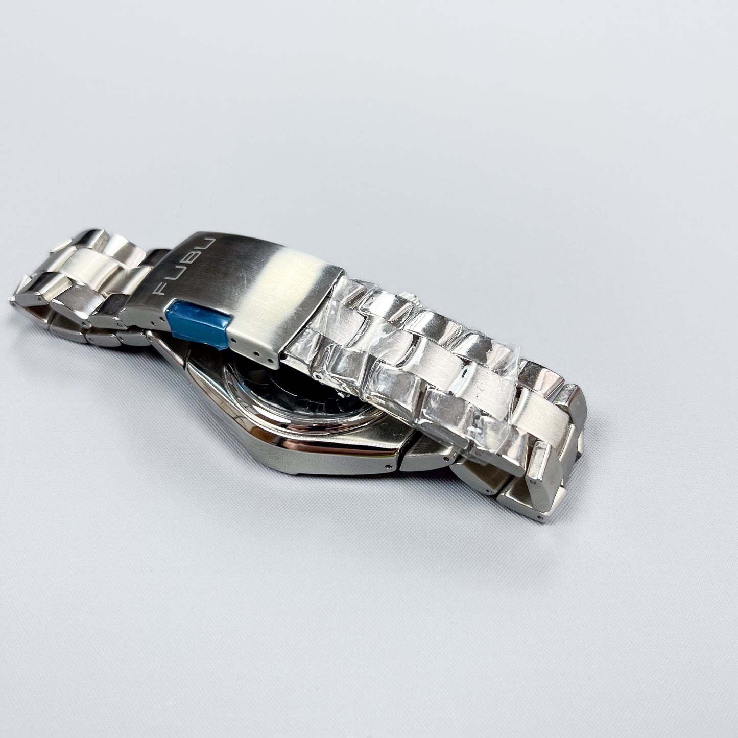 FUBU Alloy Wheel Skeleton Watch