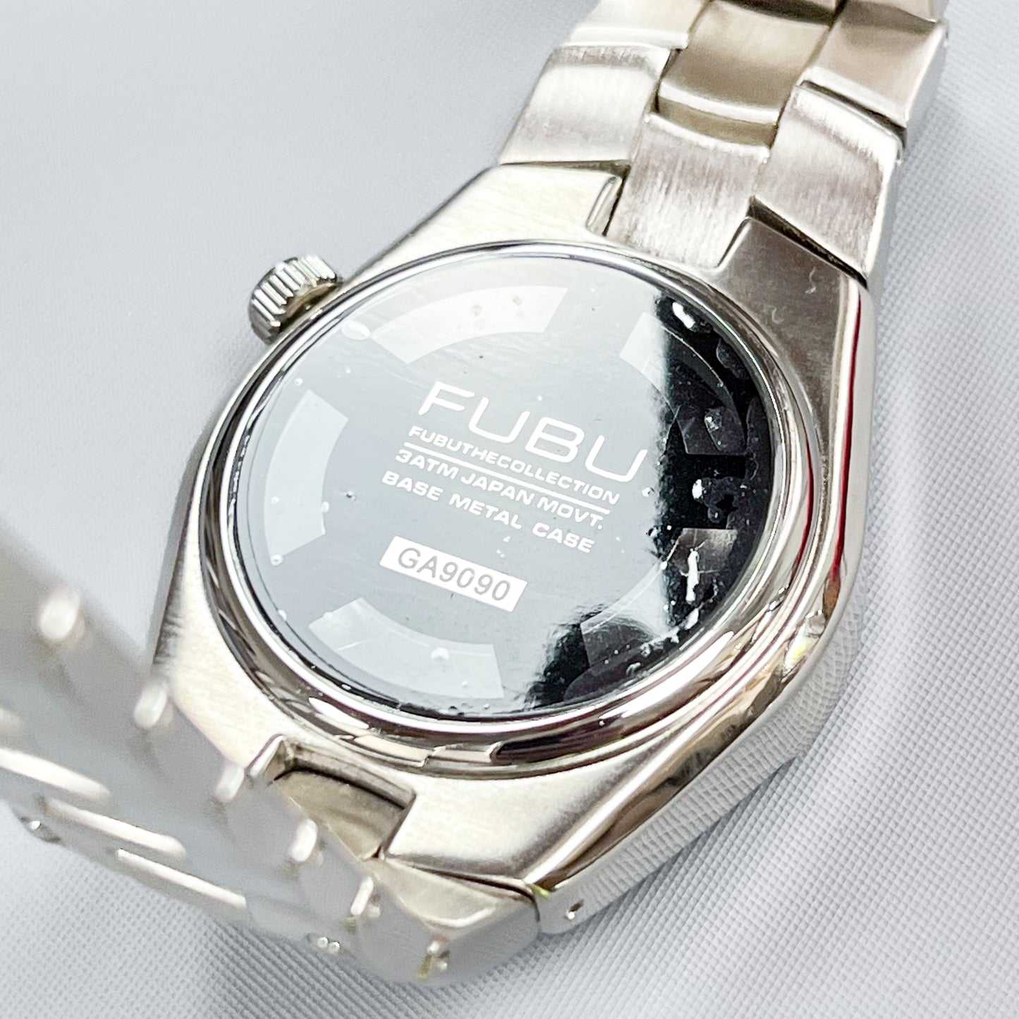 FUBU Alloy Wheel Skeleton Watch