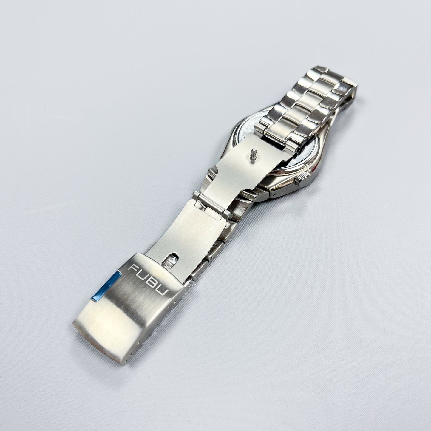 FUBU Alloy Wheel Skeleton Watch