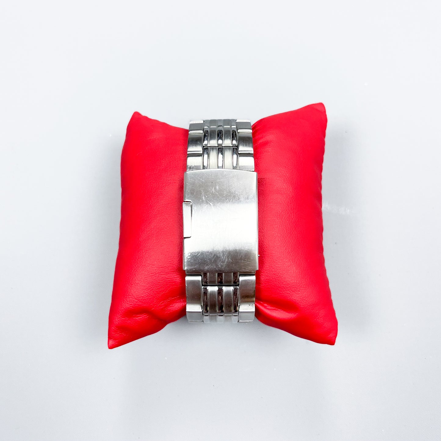 FUBU Spiral Alloy Wheel Skeleton Watch