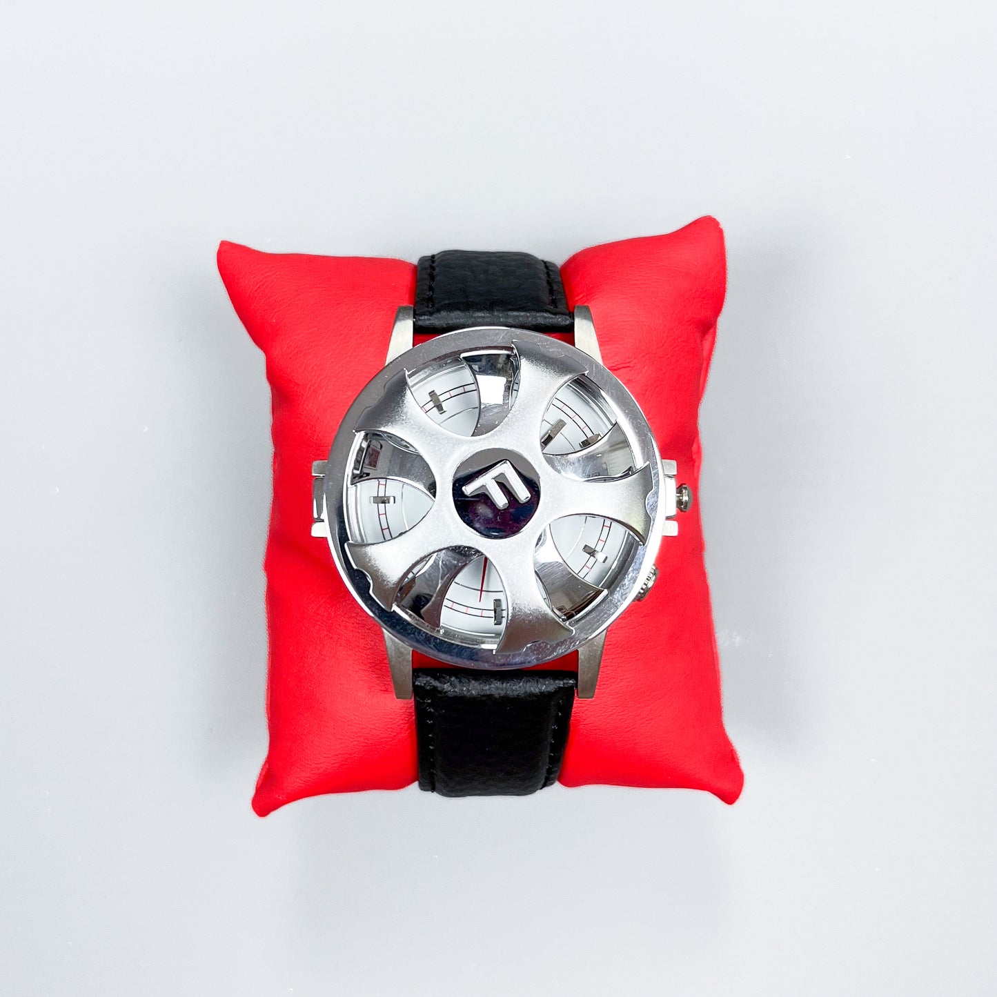 FUBU Spinning Alloy Wheel Watch