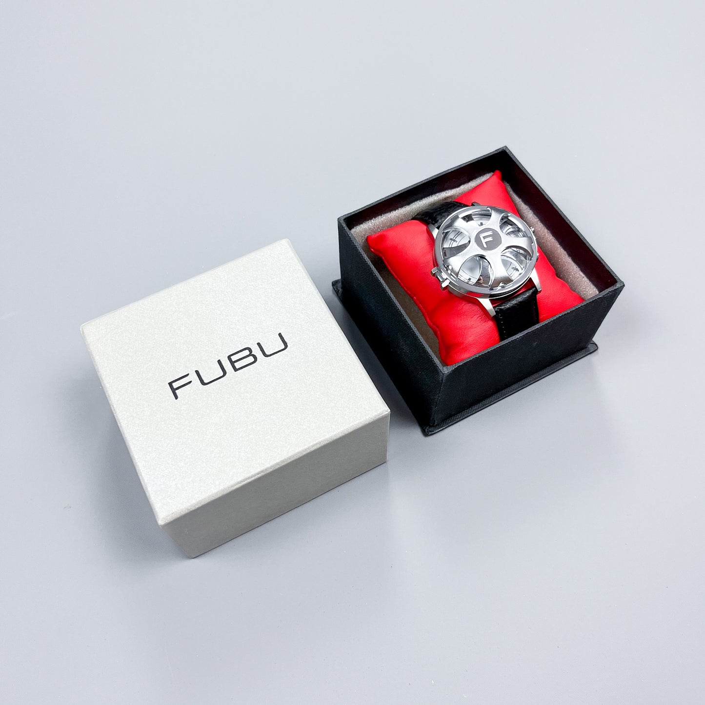 FUBU Spinning Alloy Wheel Watch
