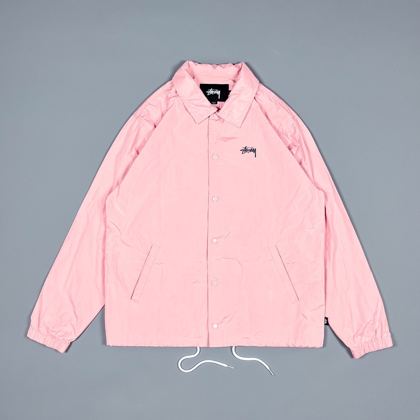 Stüssy Pink Coach Jacket - Size: Large
