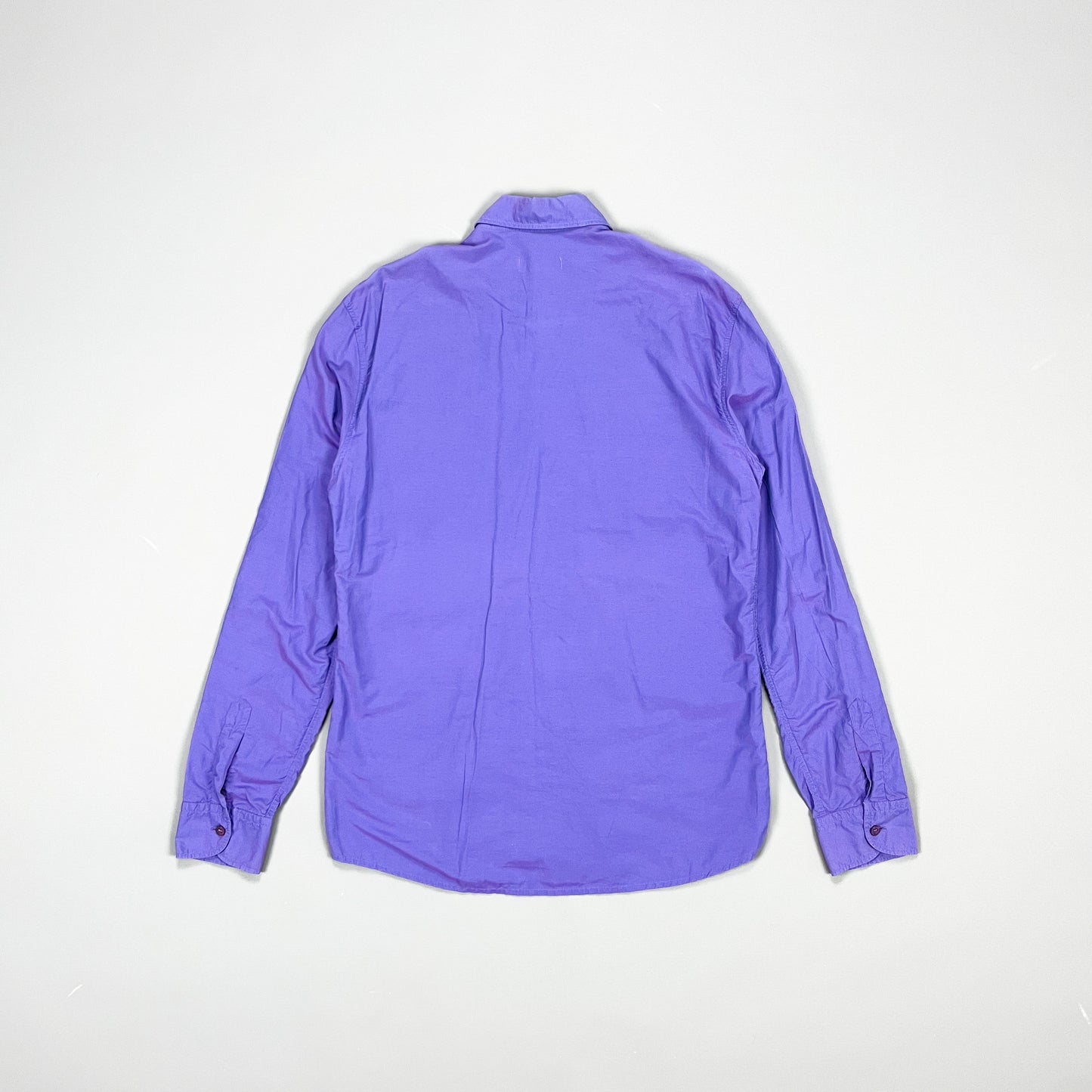 Moschino Jeans Lenticular Shimmer Purple Shirt - Size: Medium