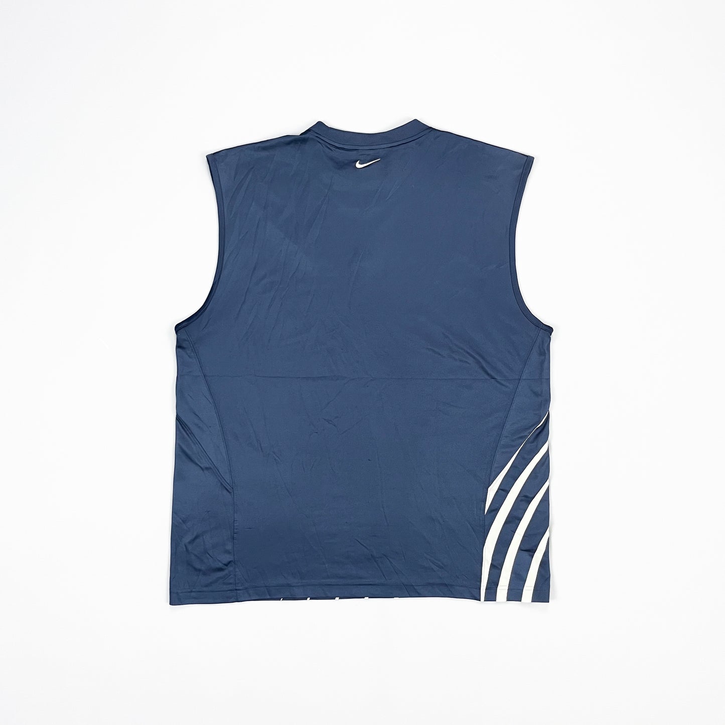 Nike Air Max Navy Hex Vest Tank Top - Size: Large