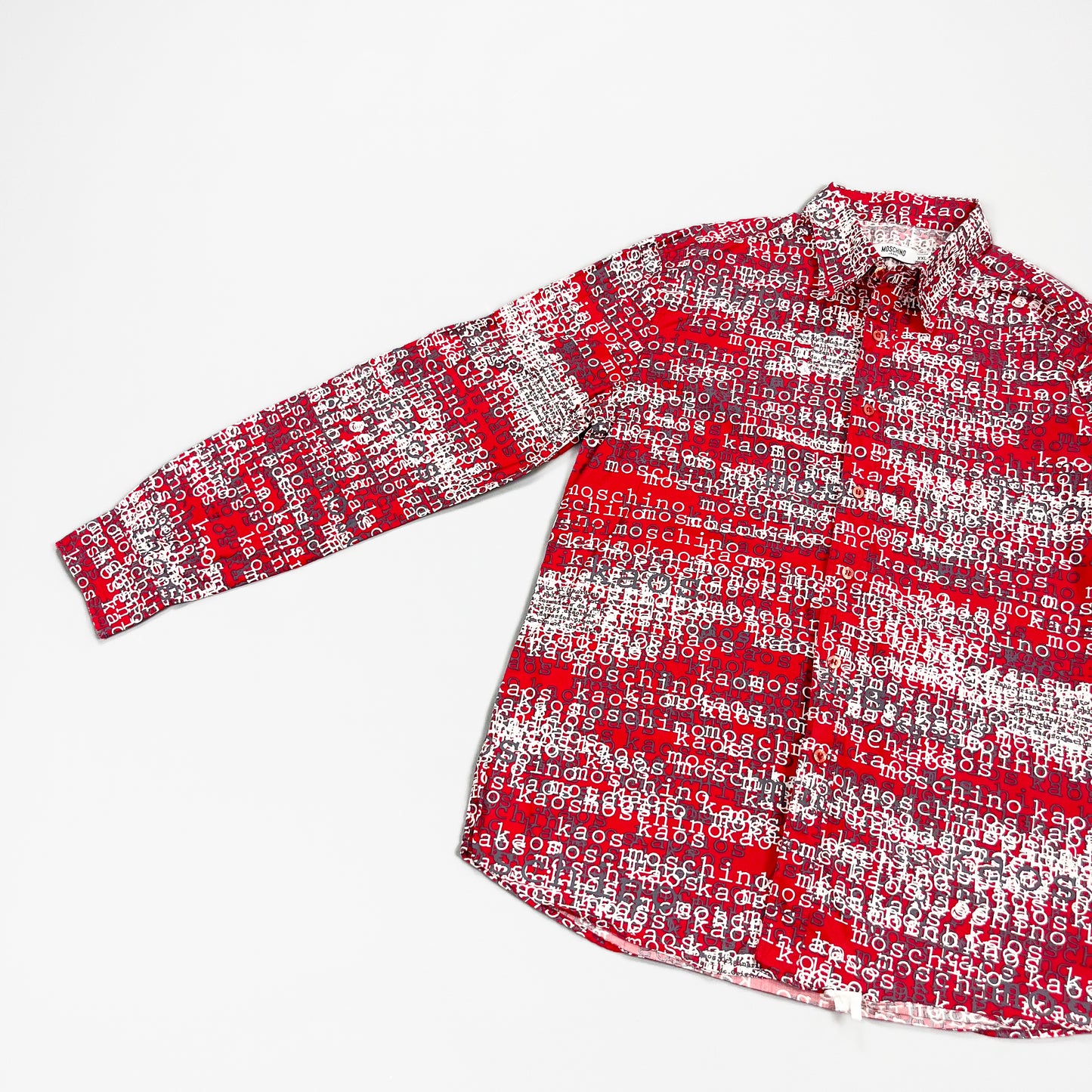 Moschino Jeans 'Kaos' Print Shirt - Size: XXL