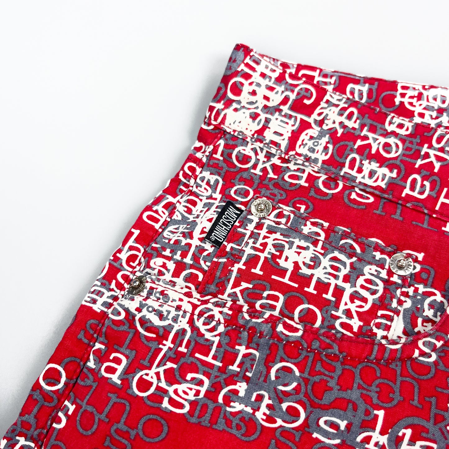 Moschino Jeans 'Kaos' Print Shorts Jorts - Size: 35"