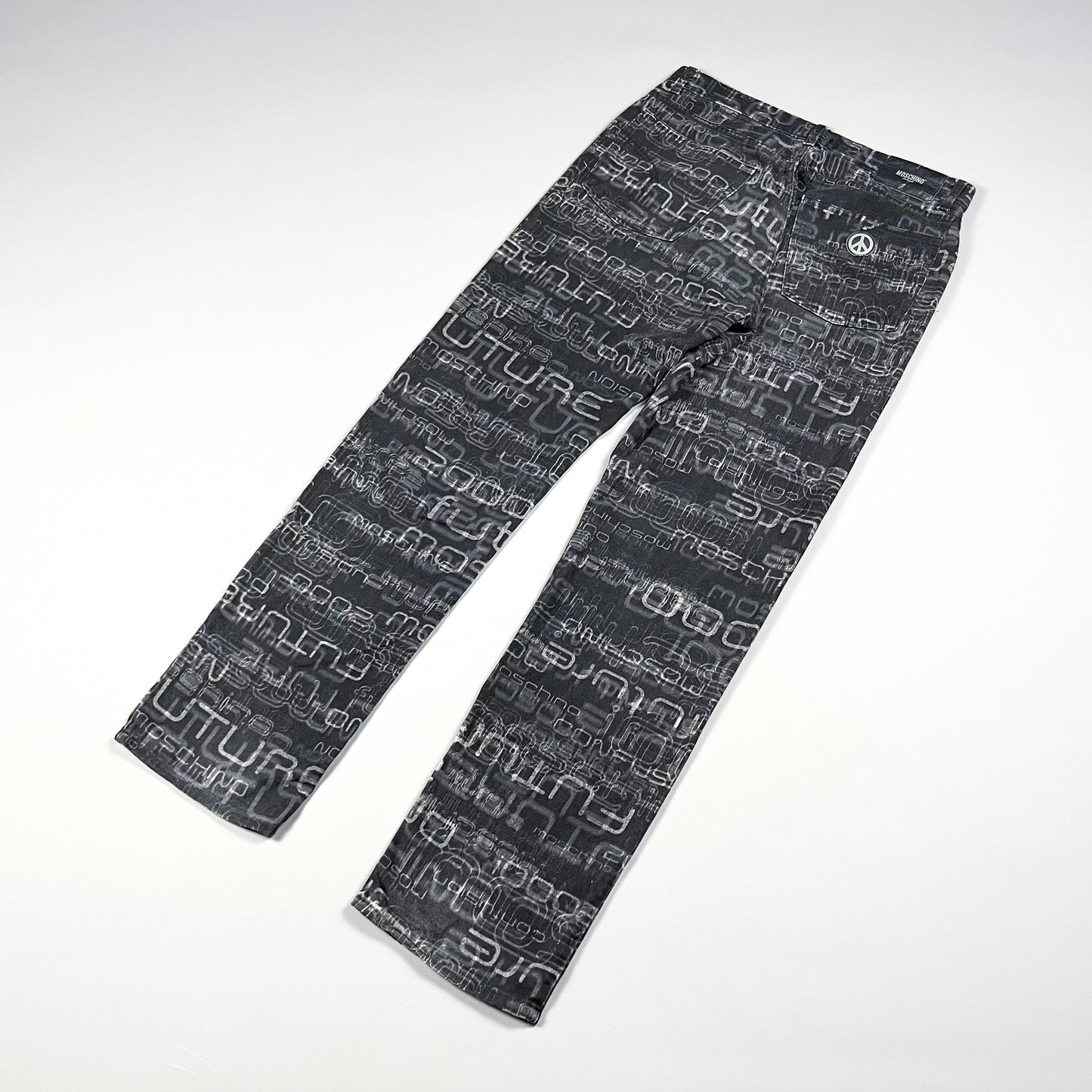 Moschino Jeans 'Future Print' Jeans - Size: 36"