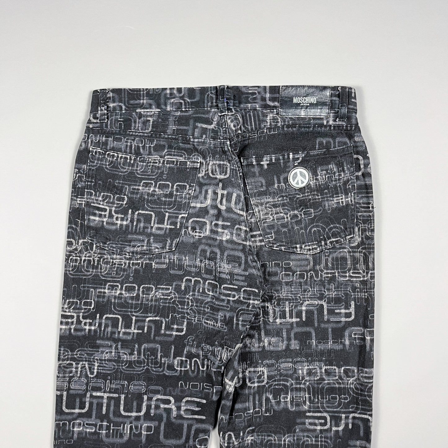 Moschino Jeans 'Future Print' Jeans - Size: 36"