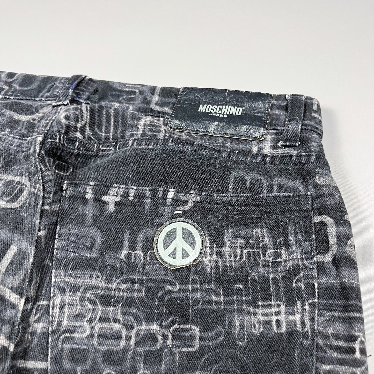 Moschino Jeans 'Future Print' Jeans - Size: 36"