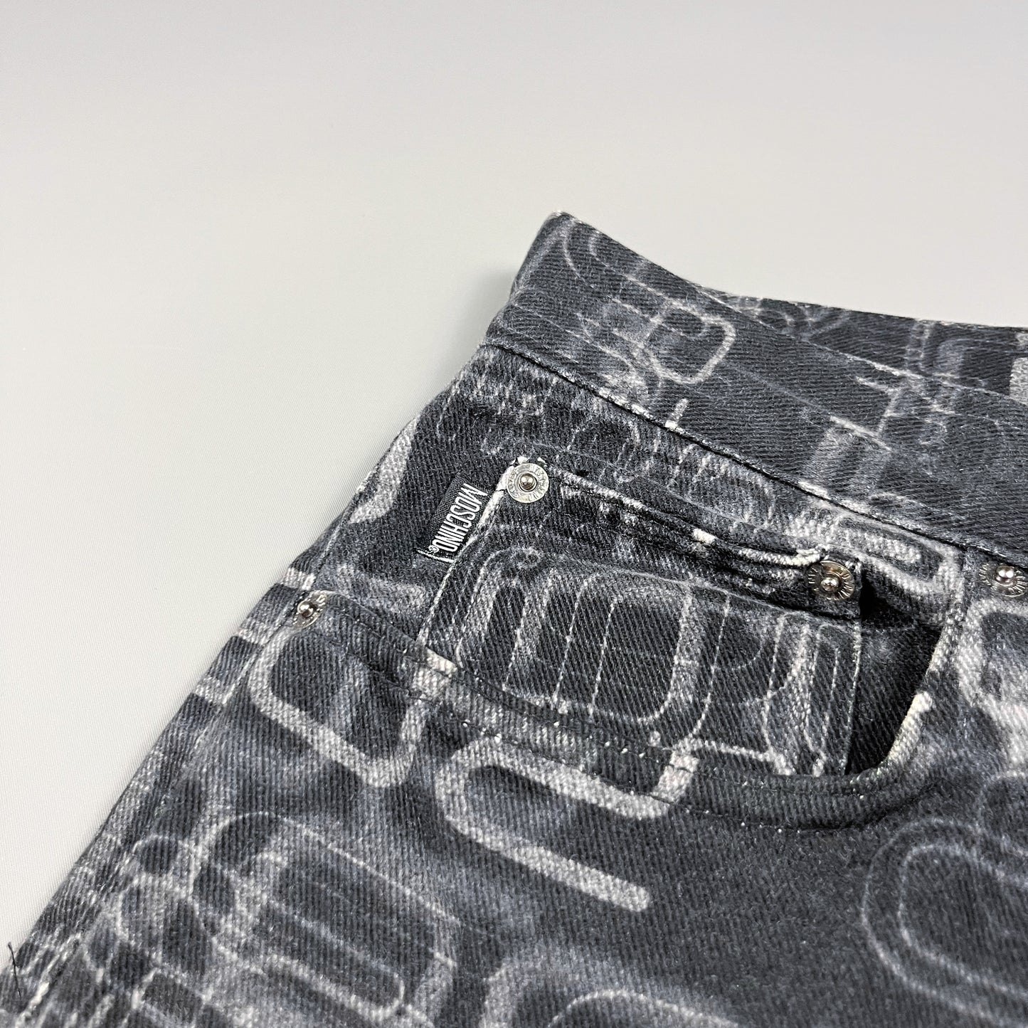 Moschino Jeans 'Future Print' Jeans - Size: 36"