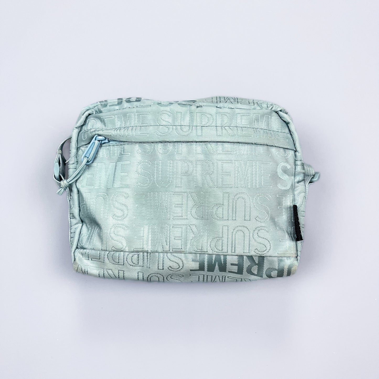 Supreme Spellout Box Logo Shoulder / Side Cordura Bag 'Ice'