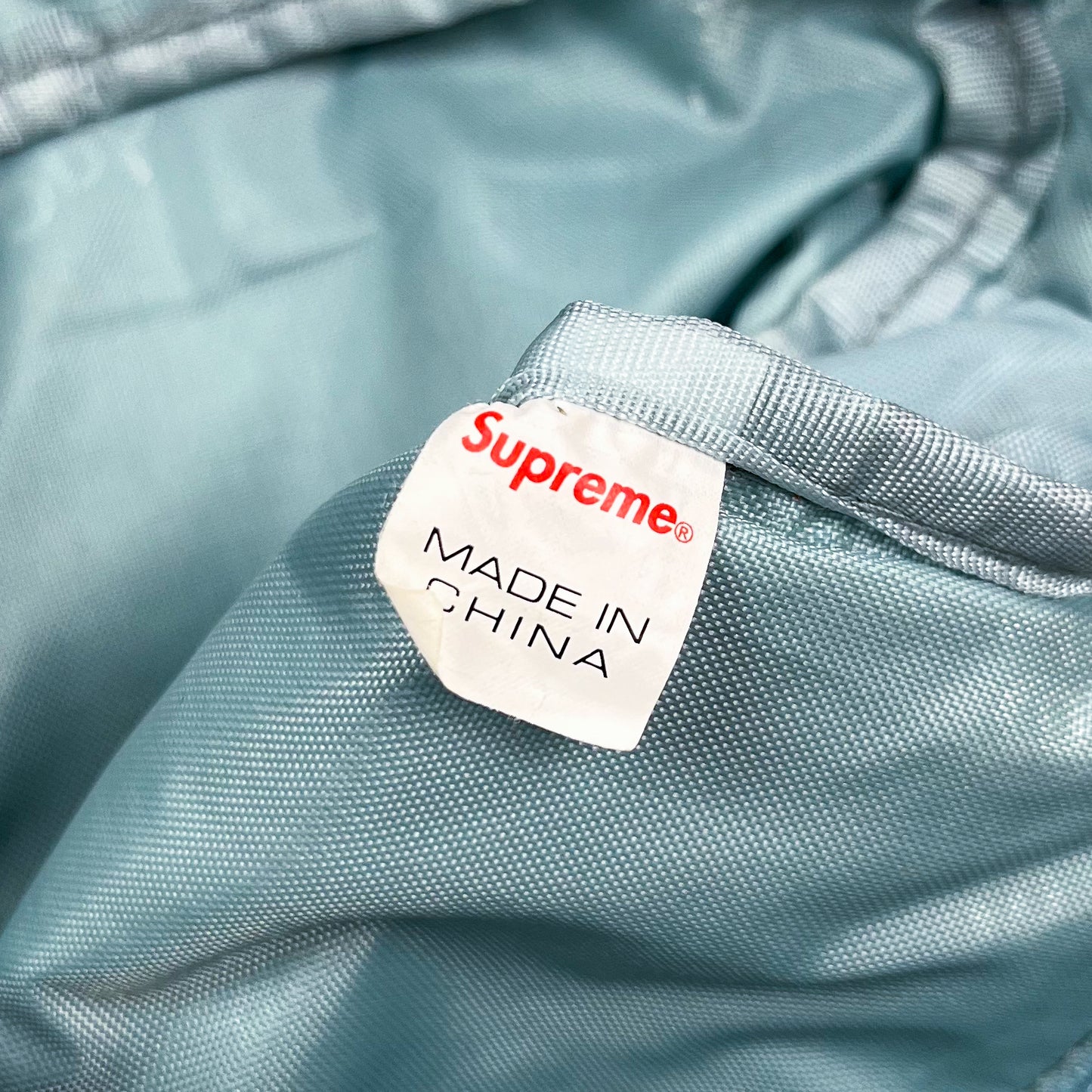 Supreme Spellout Box Logo Shoulder / Side Cordura Bag 'Ice'