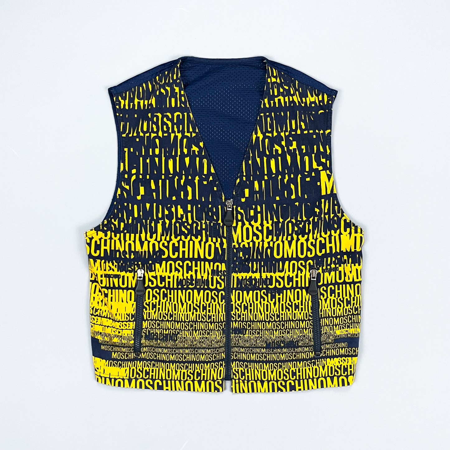 Moschino Jeans 'Crazy' Print Waistcoat - Size: Medium