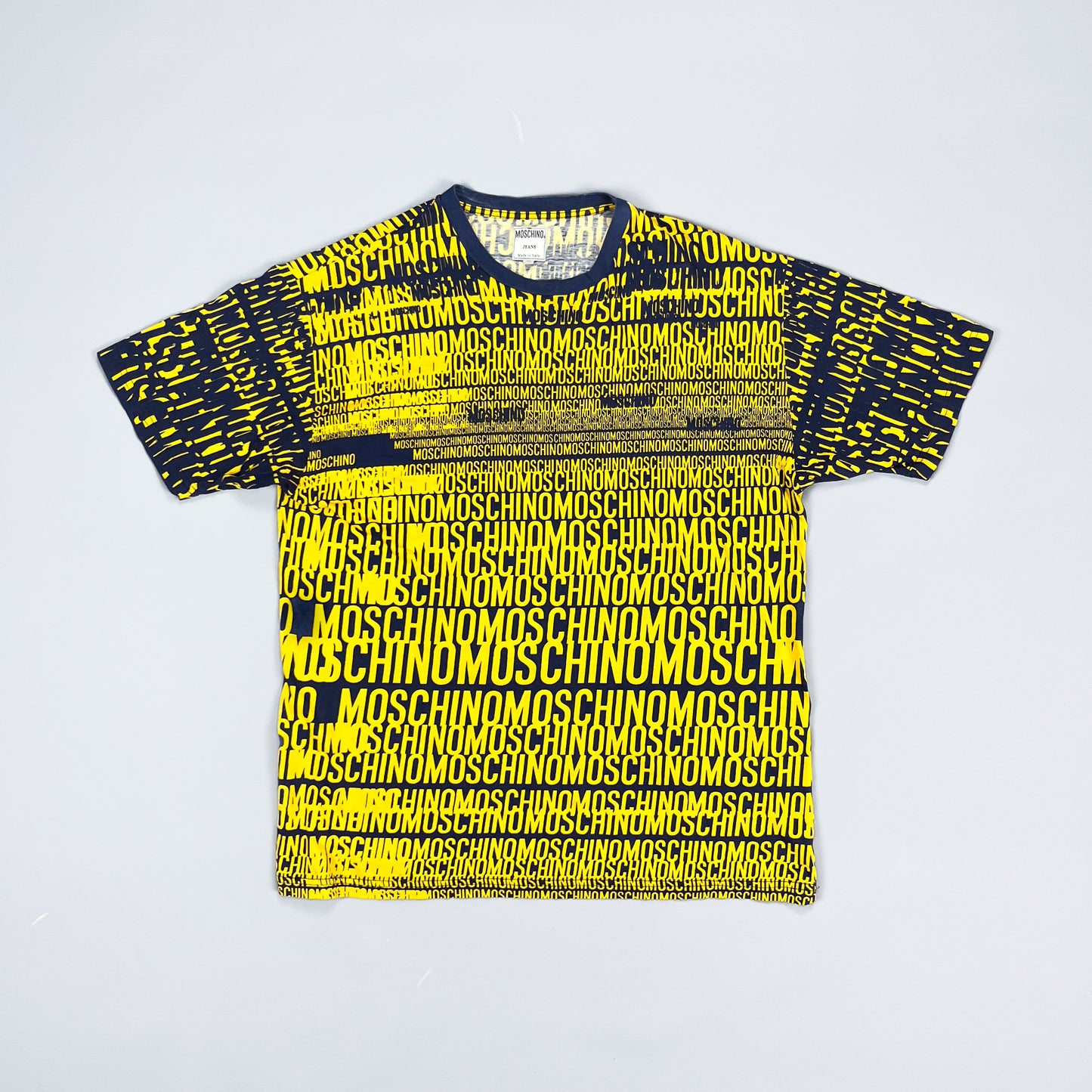 Moschino Jeans 'Crazy' print T-shirt - Size: Large