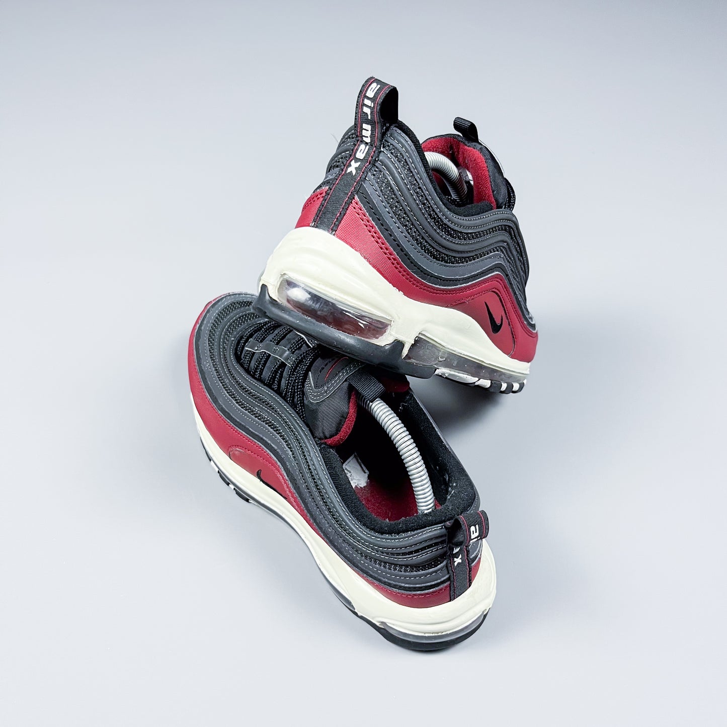Nike Air Max 97 'Black Team Red' - Size: UK8.5