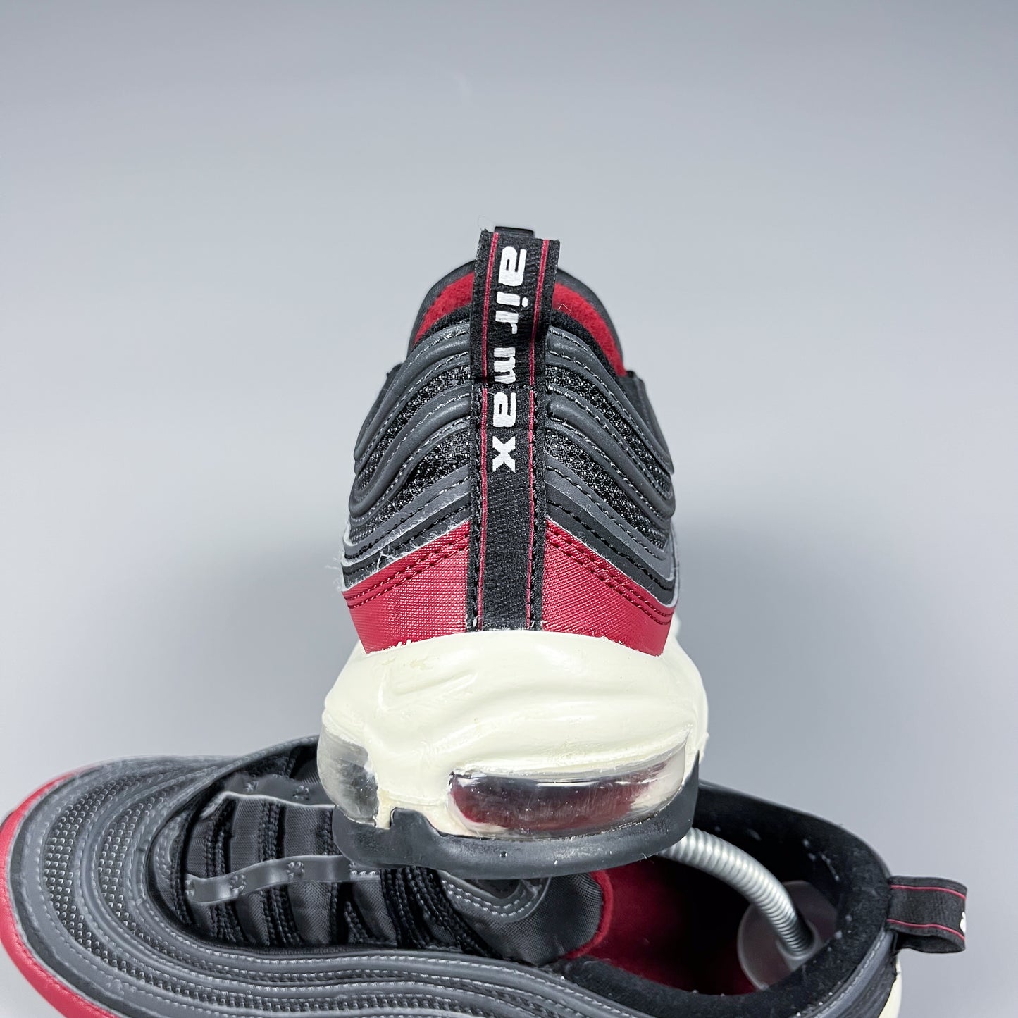 Nike Air Max 97 'Black Team Red' - Size: UK8.5