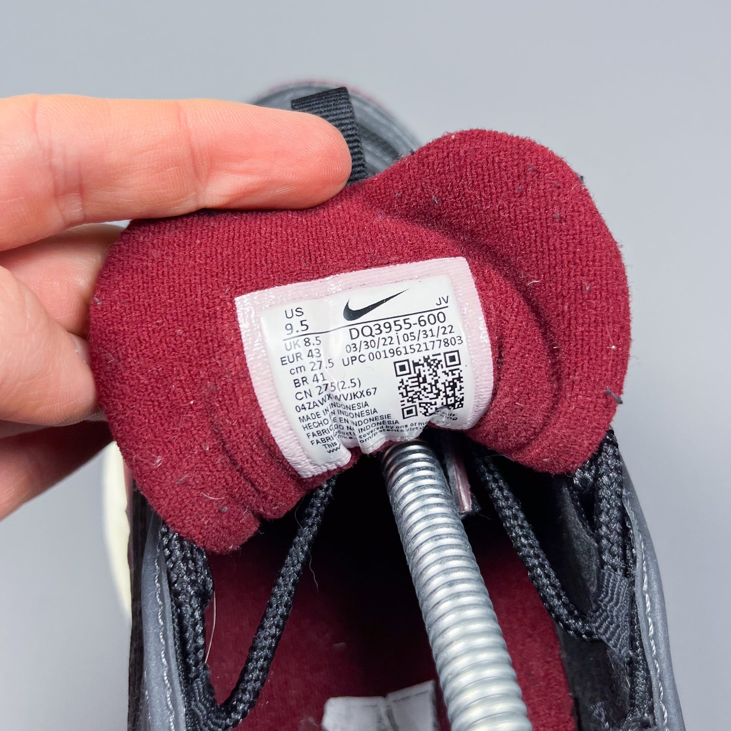 Nike Air Max 97 'Black Team Red' - Size: UK8.5