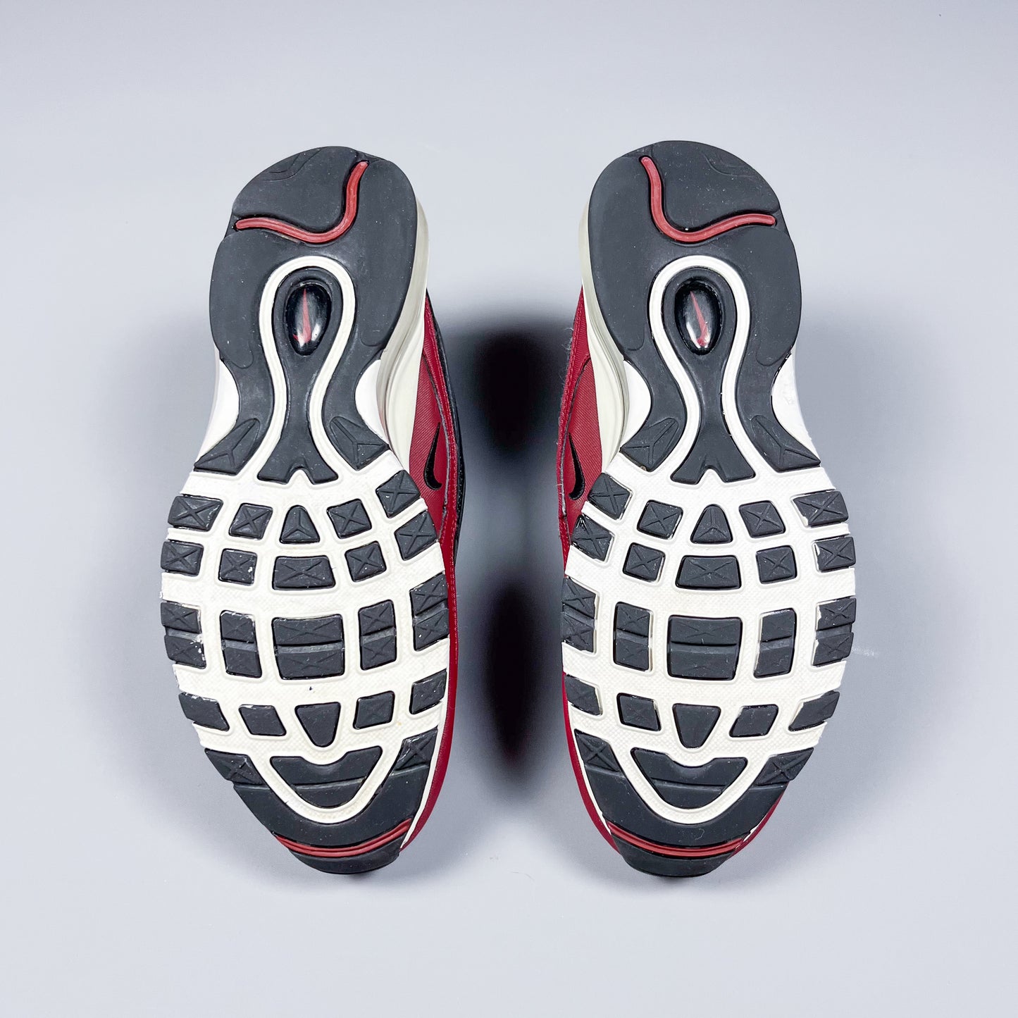 Nike Air Max 97 'Black Team Red' - Size: UK8.5