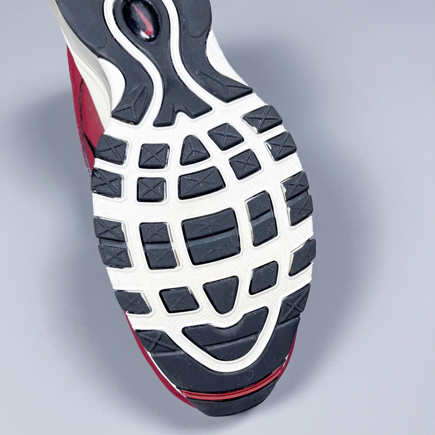 Nike Air Max 97 'Black Team Red' - Size: UK8.5