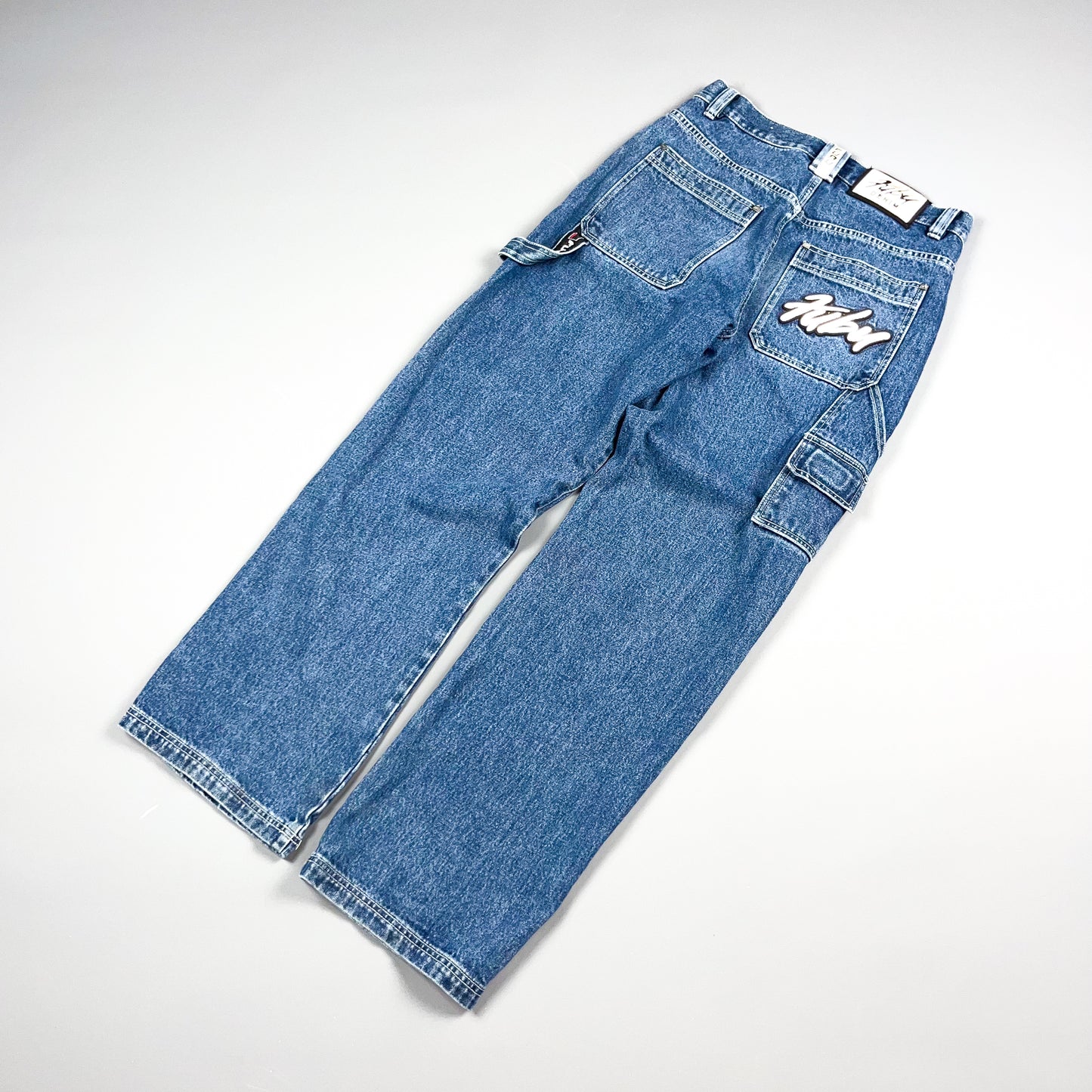 FUBU (For Us By Us) Reflective Carpenter Jeans - Size: 32"