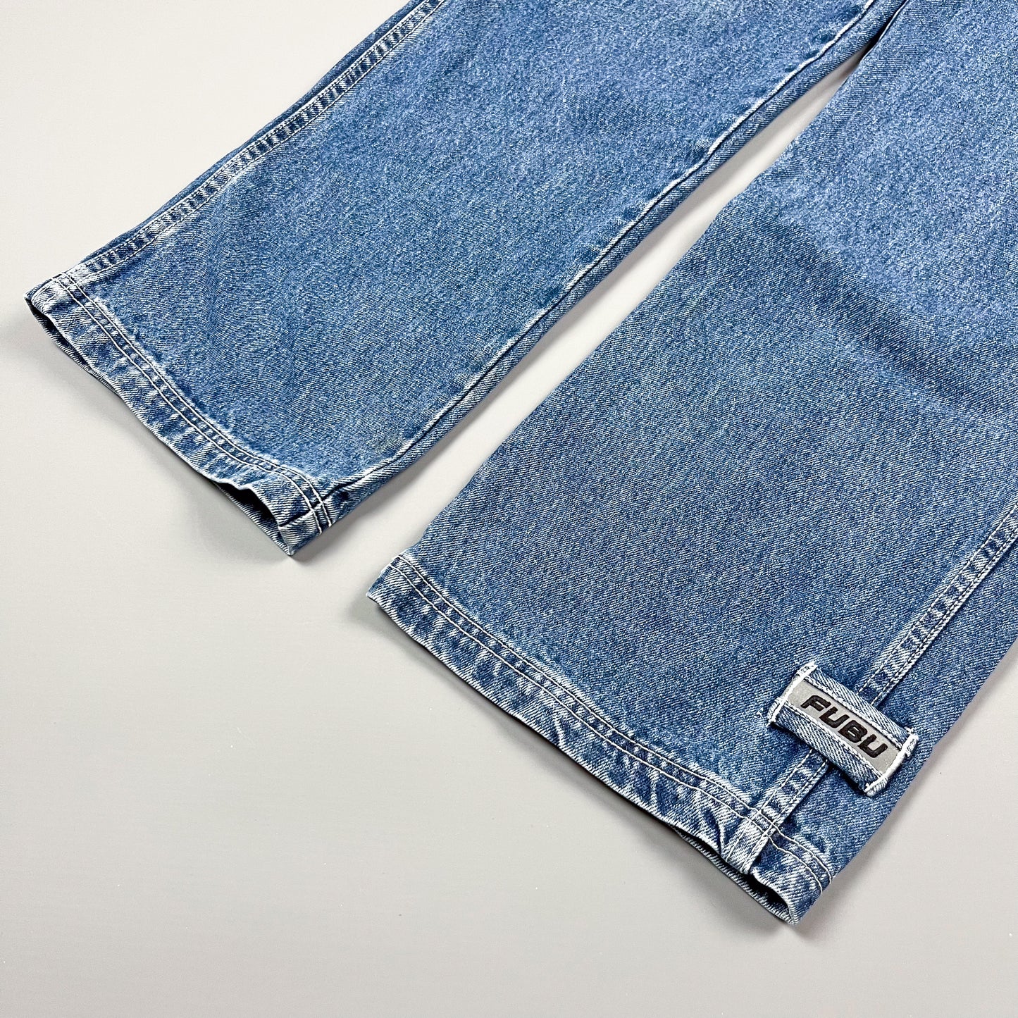 FUBU (For Us By Us) Reflective Carpenter Jeans - Size: 32"