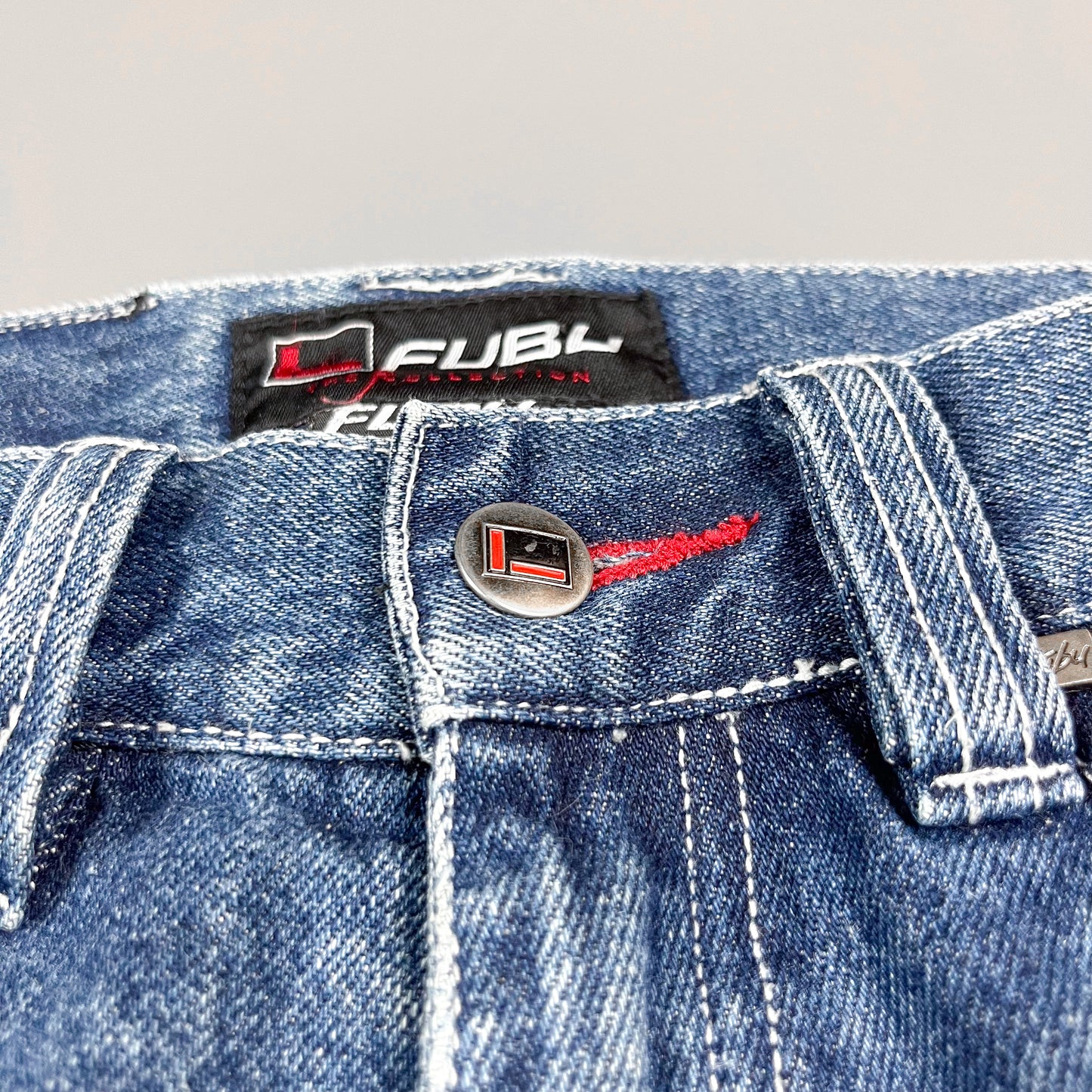 FUBU (For Us By Us) Reflective Carpenter Jeans - Size: 32"